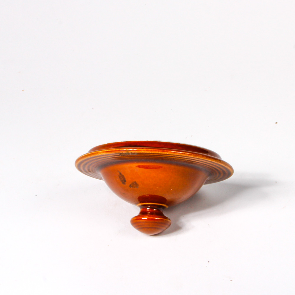 Group of Vintage Amber Gold-Colored Ceramic Tableware