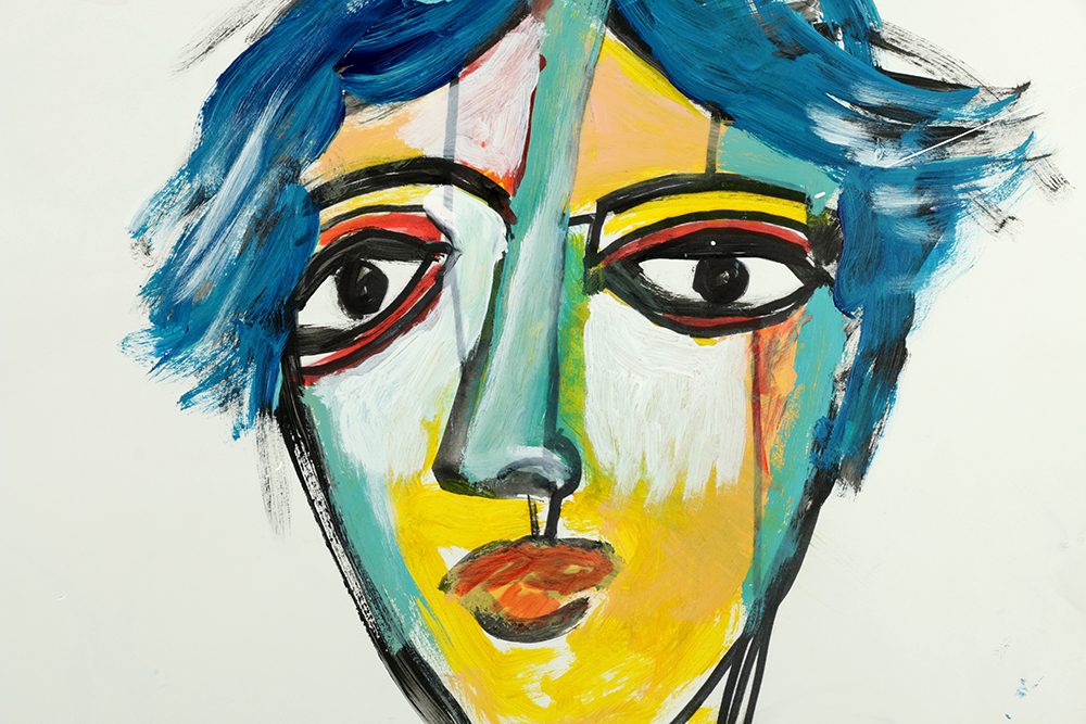 Assortment of Ronald Ahlström Abstract Figural Compositions on Paper