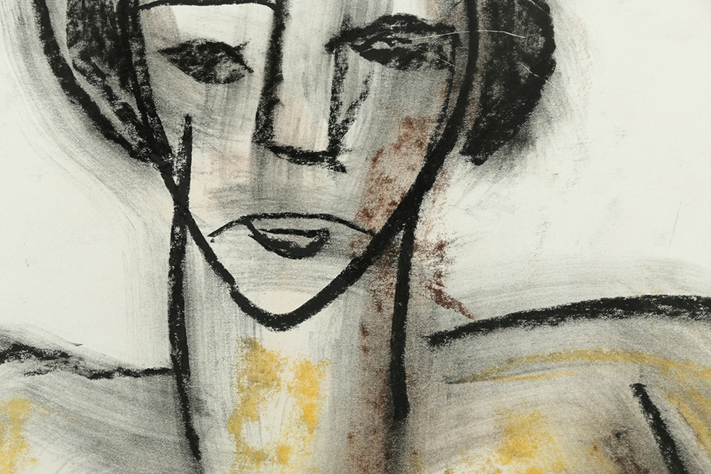 Assortment of Ronald Ahlström Abstract Figural Compositions on Paper