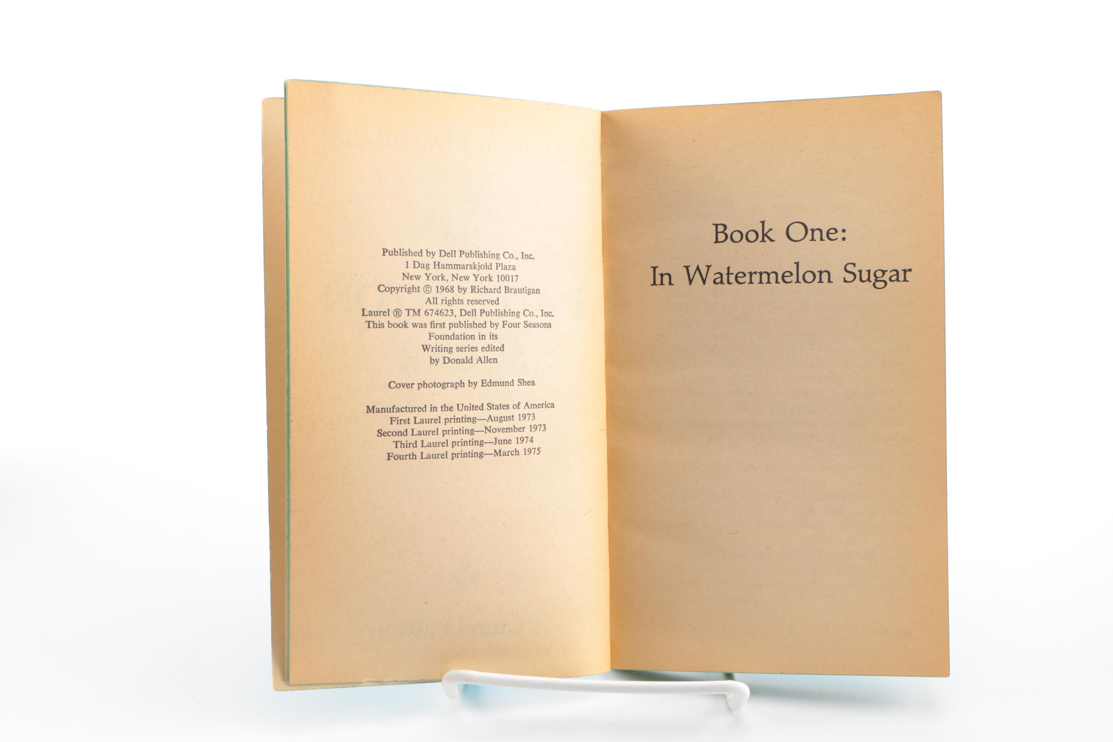 Richard Brautigan Short Stories and Novels