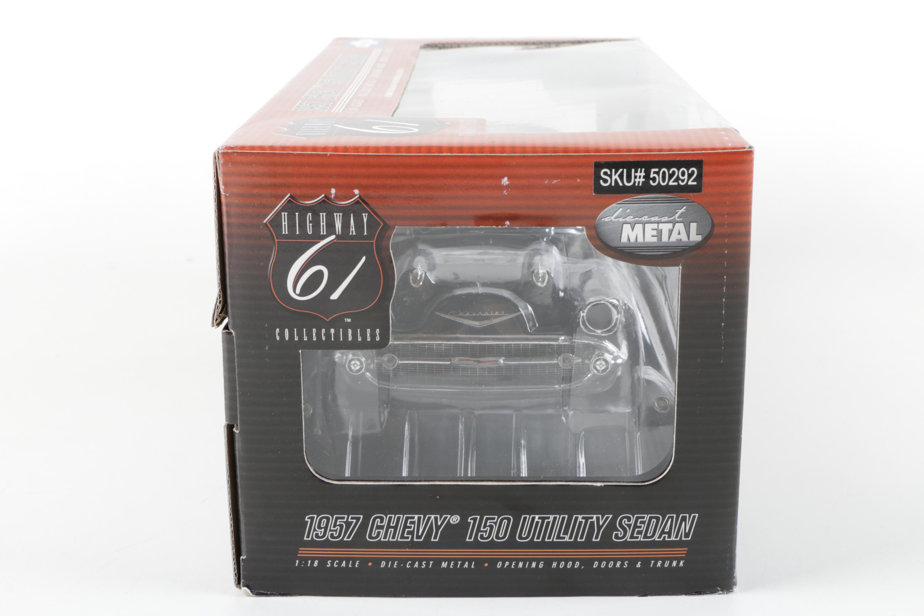 Highway 61 1957 Chevy Utility Sedan Die Cast Car