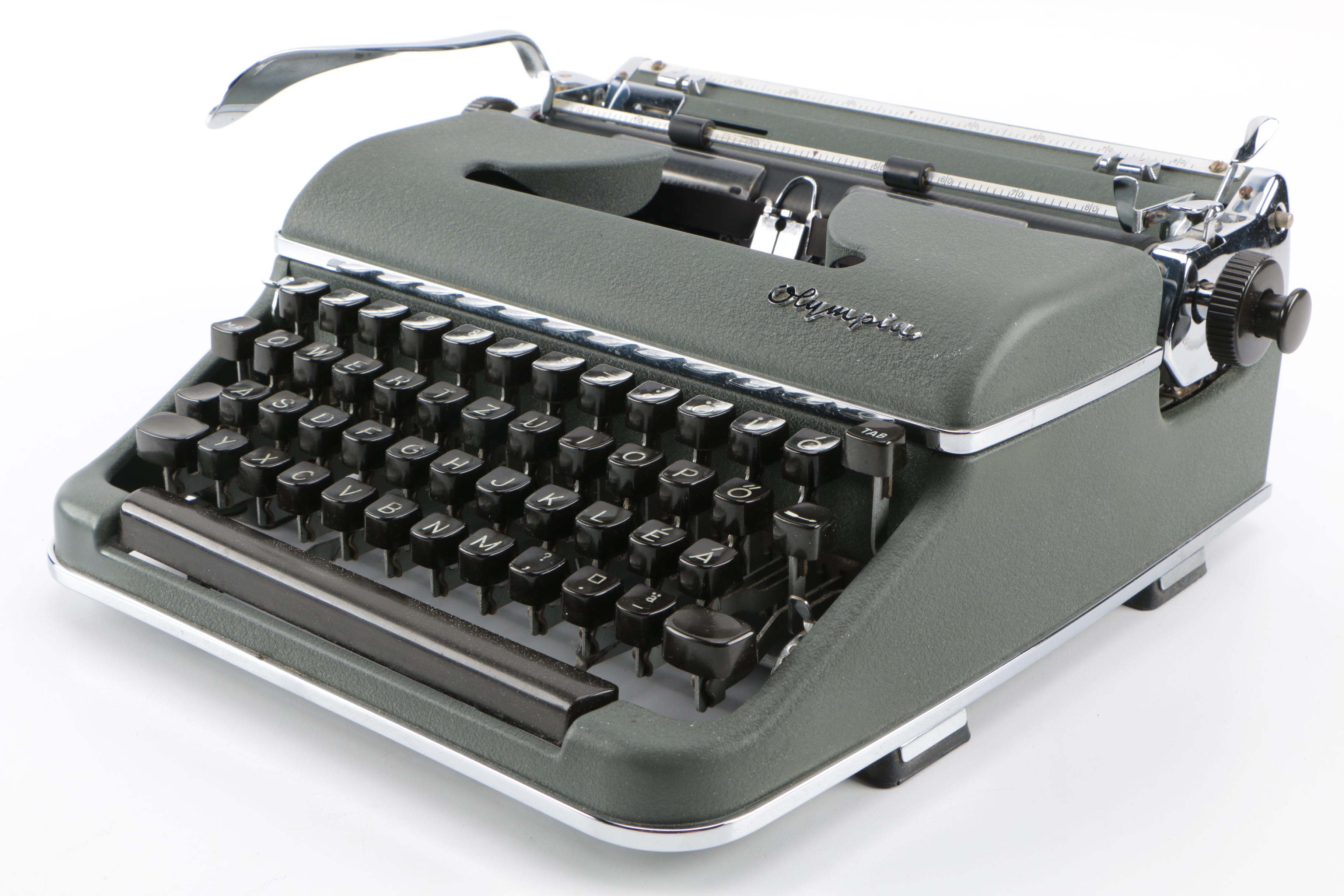 Olympia Hungarian Typewriter