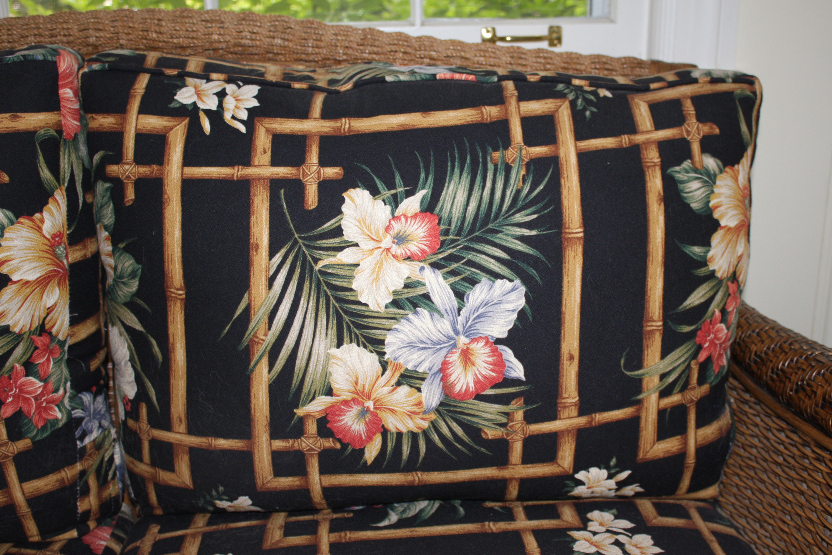 Vintage Wicker Loveseat