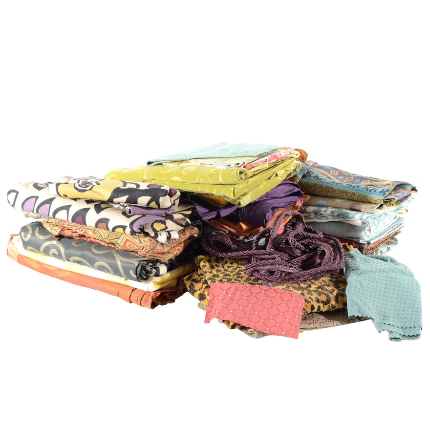 Collection of Assorted Fabric Samples