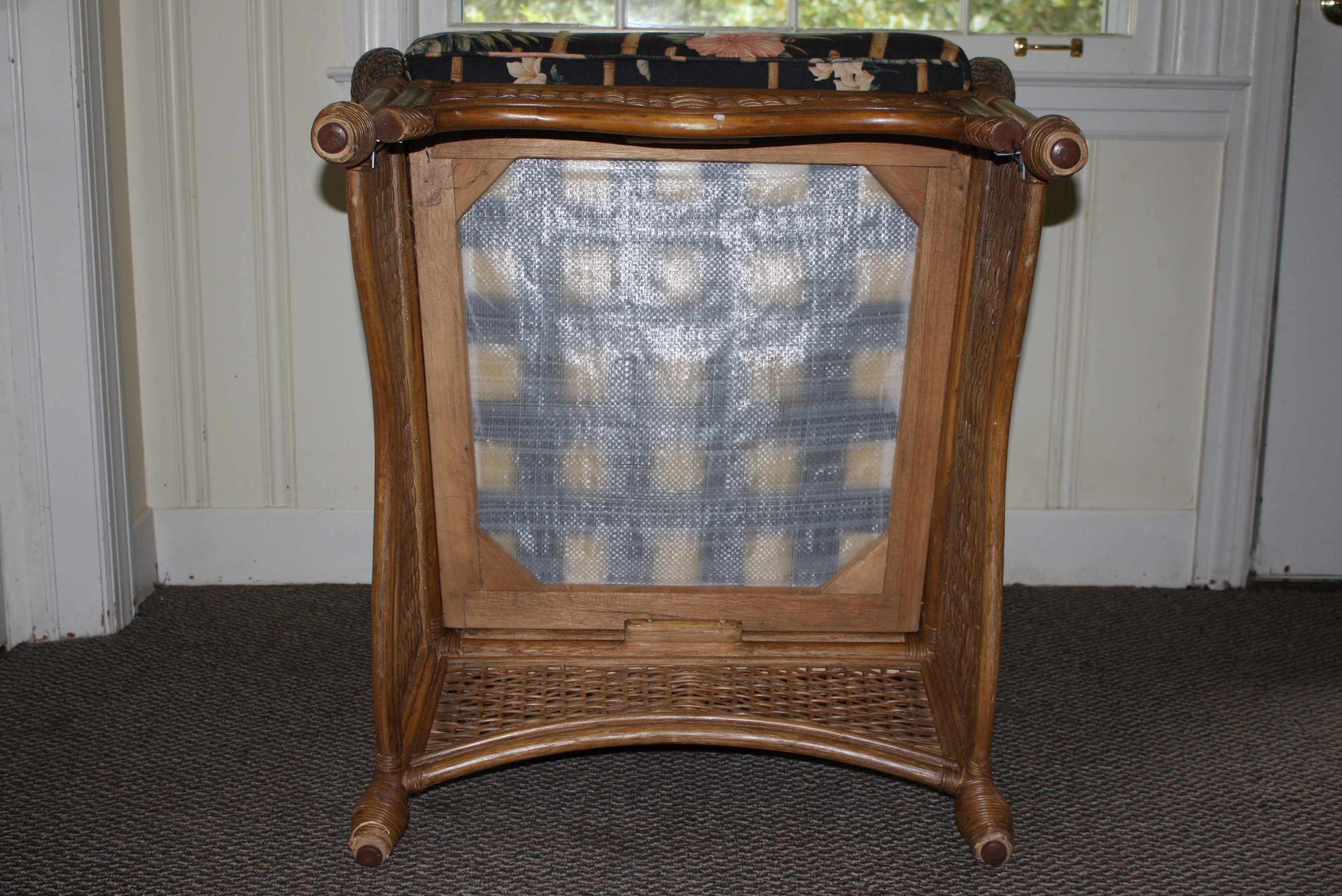 Vintage Wicker Loveseat