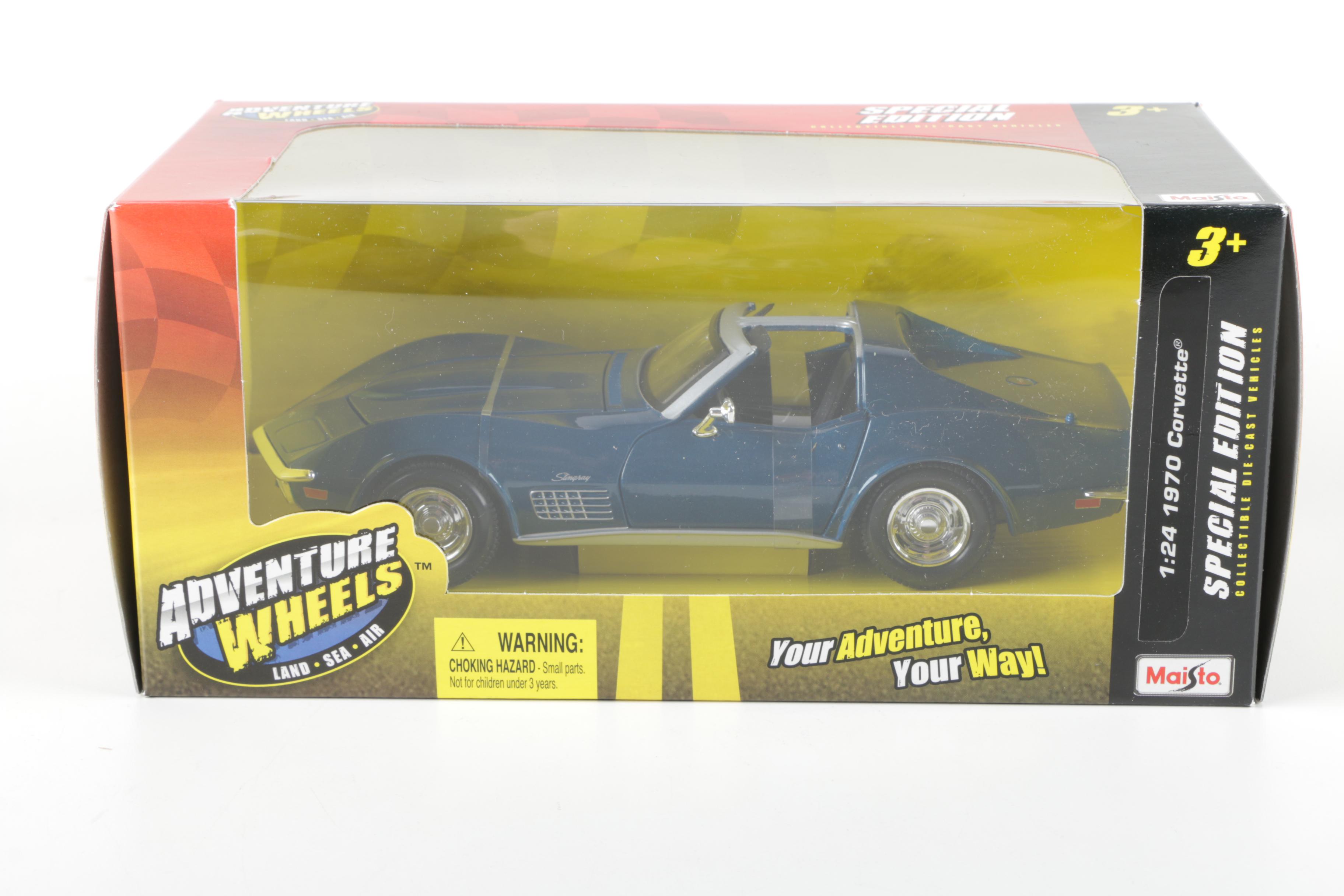Adventure Wheels and Bigtime Muscle Die-Cast Muscle Cars