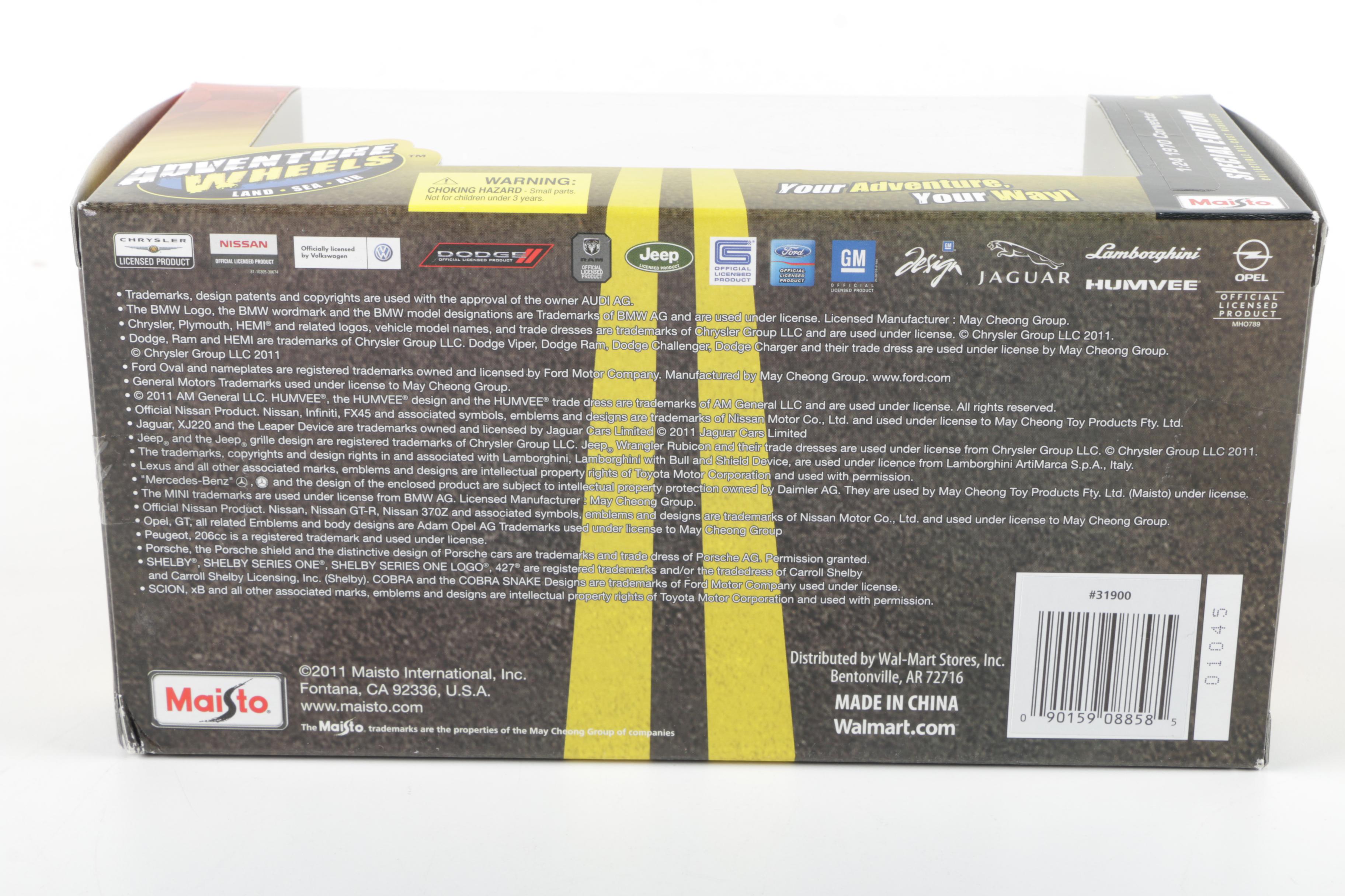 Adventure Wheels and Bigtime Muscle Die-Cast Muscle Cars