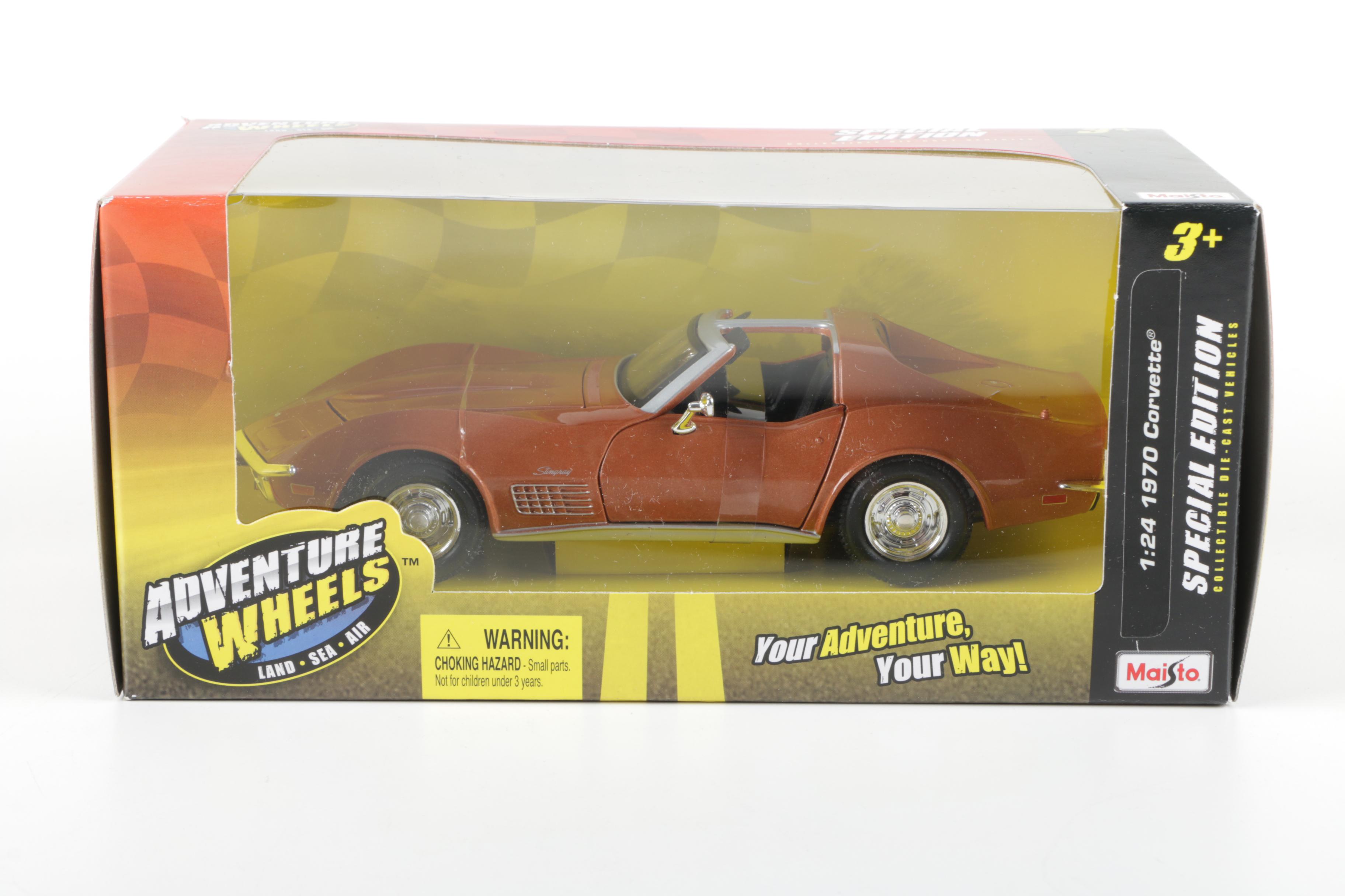 Adventure Wheels and Bigtime Muscle Die-Cast Muscle Cars