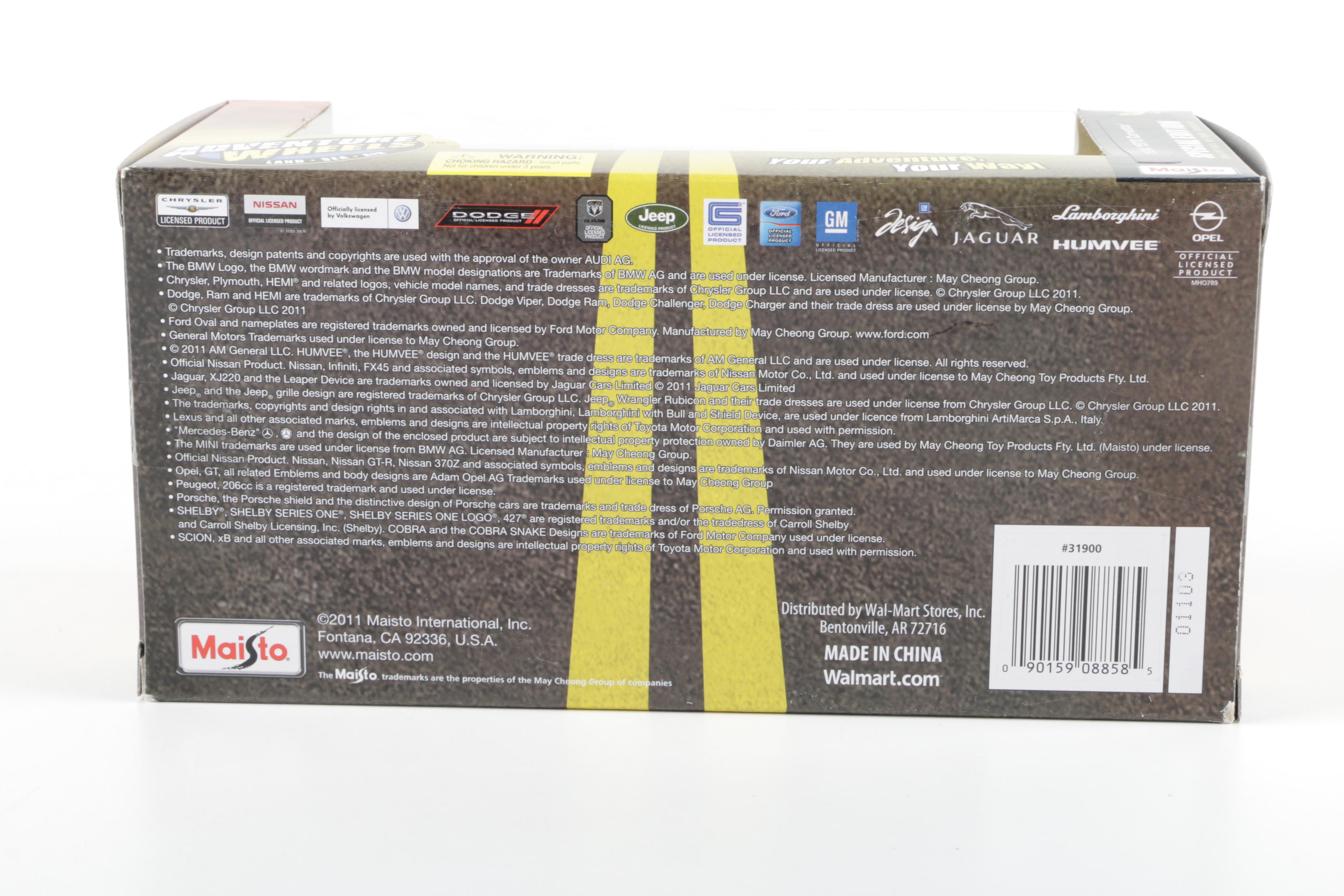 Adventure Wheels and Bigtime Muscle Die-Cast Muscle Cars