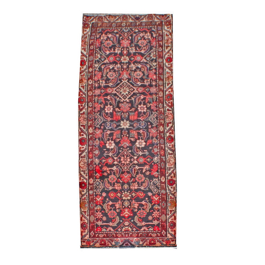 Hand-Knotted Persian Style Wool Carpet Runner