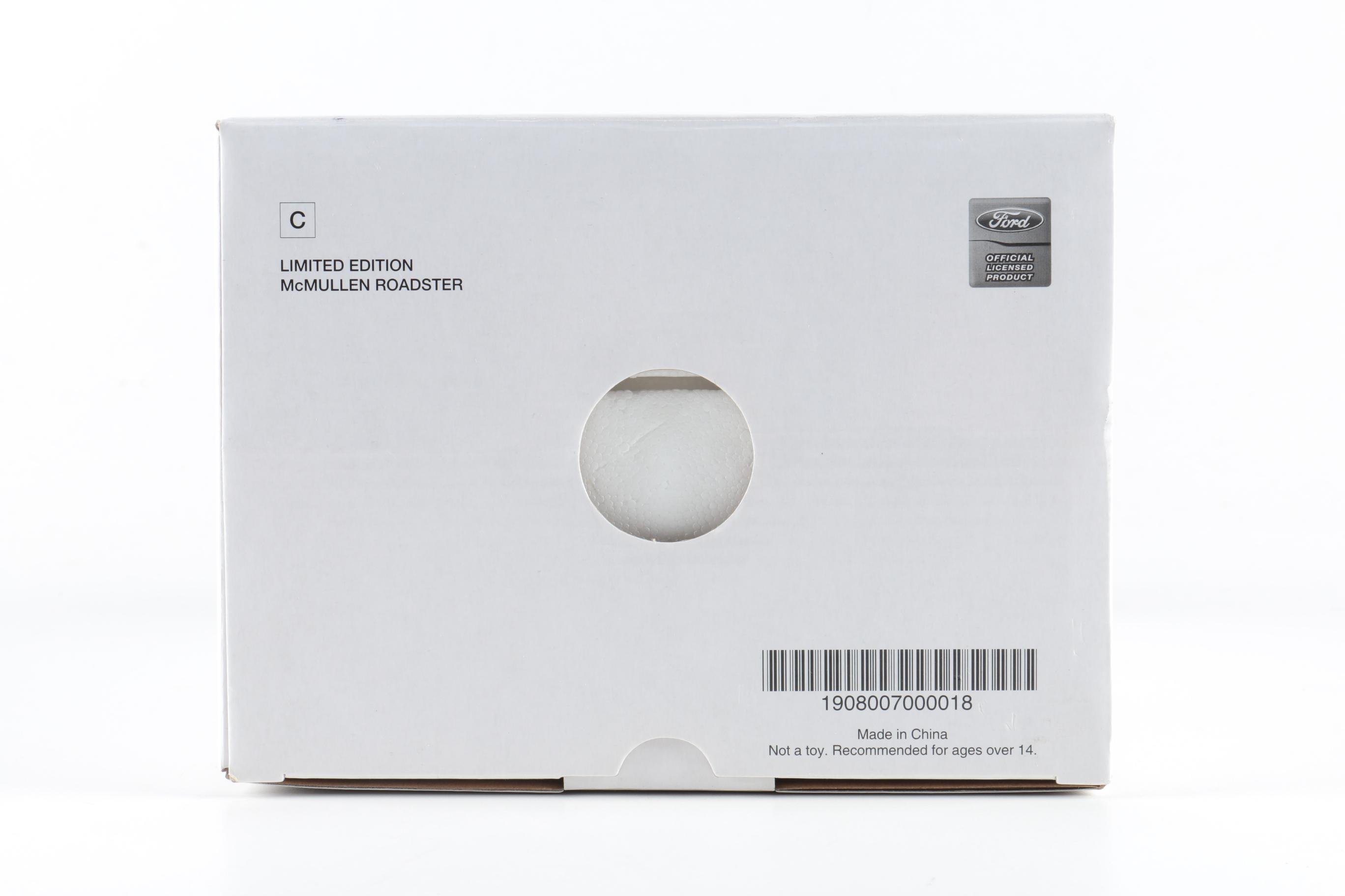 Limited Edition Danbury Mint McMullen Roadster Die-Cast Car