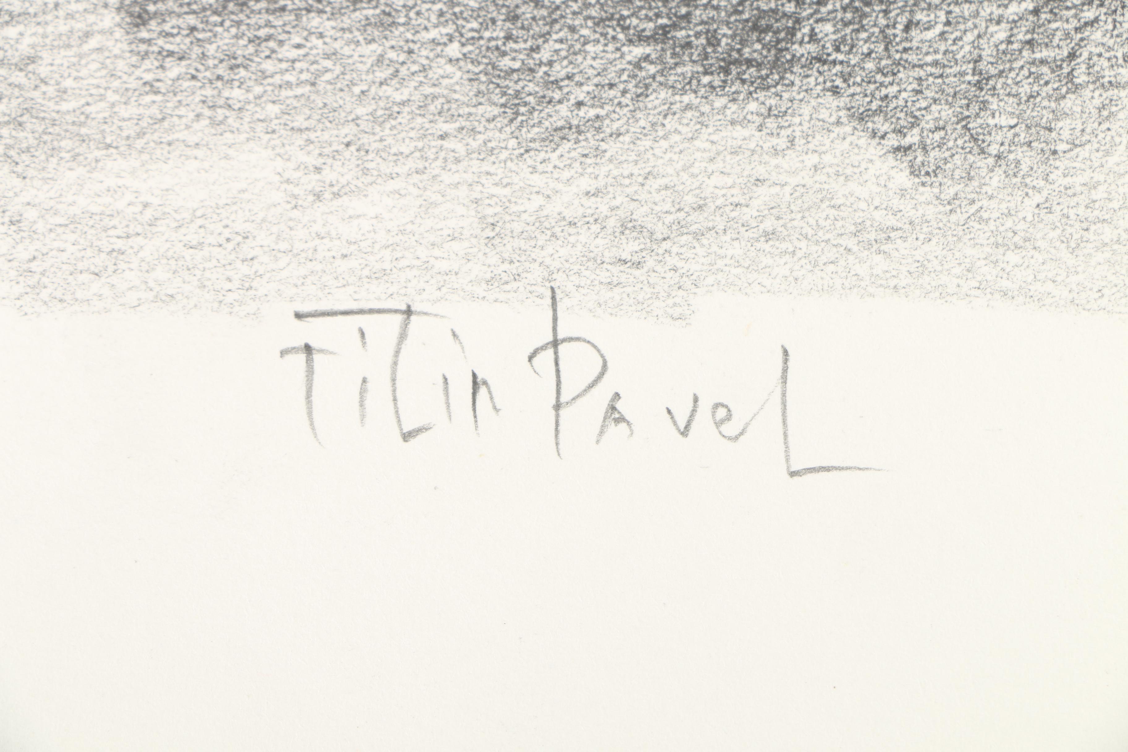 Pavel Filin Figural Drawings in Ink, Charcoal, and Graphite