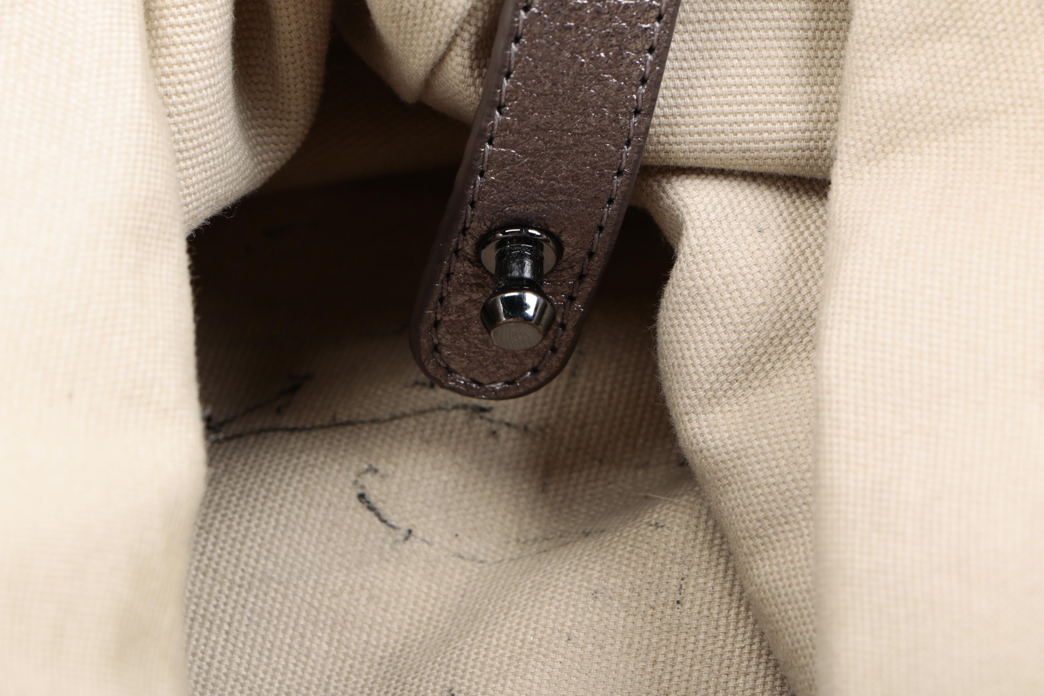 Tory Burch Metallic Silver Leather Tote