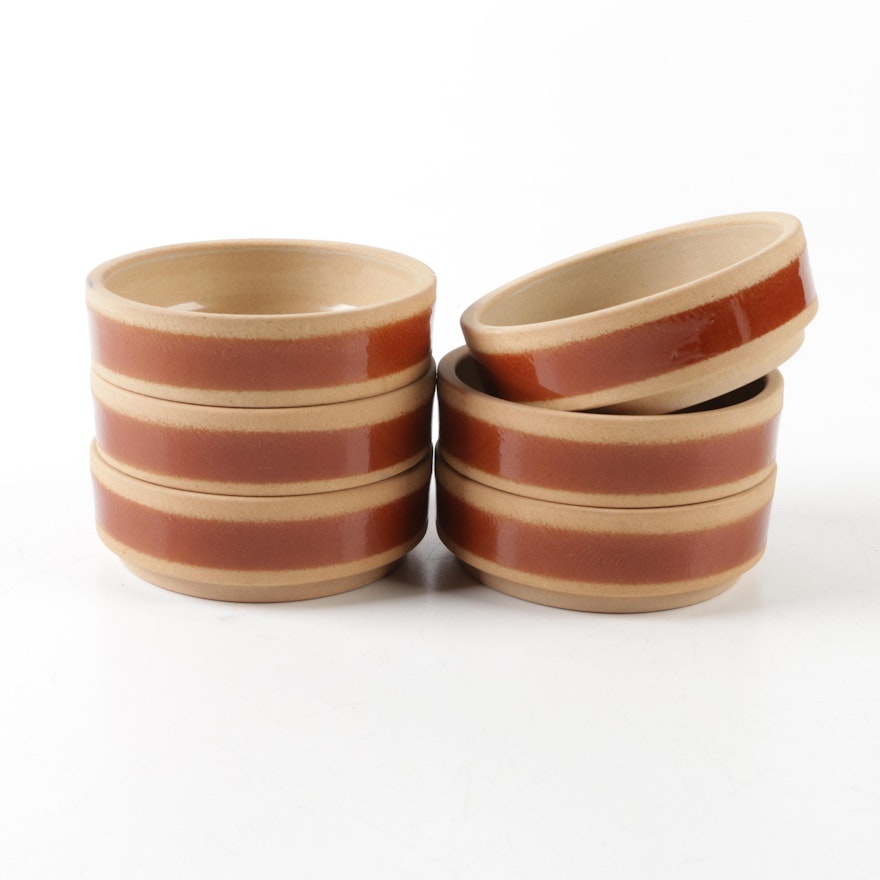 Vintage Gien Sandstone Bowls