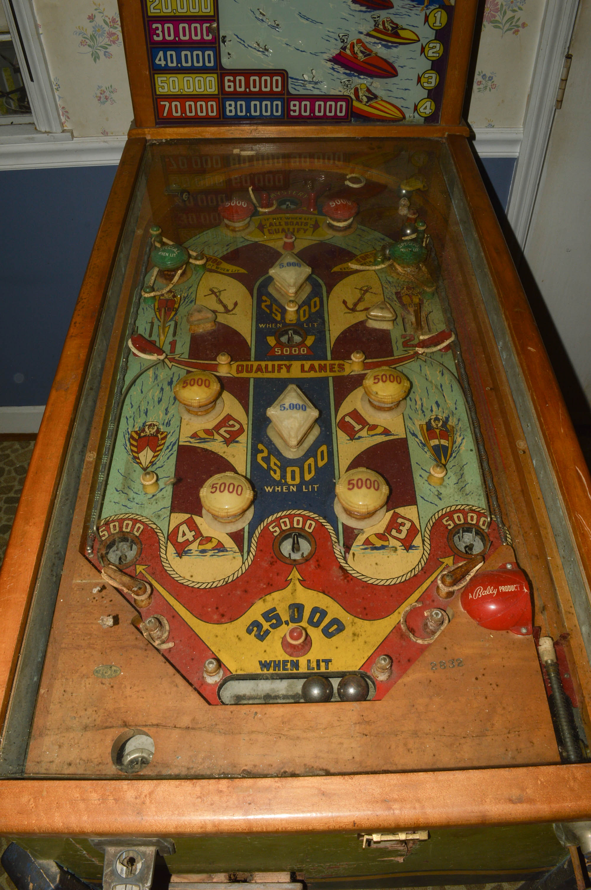 1947 Bally "Silver Streak" Pinball Machine