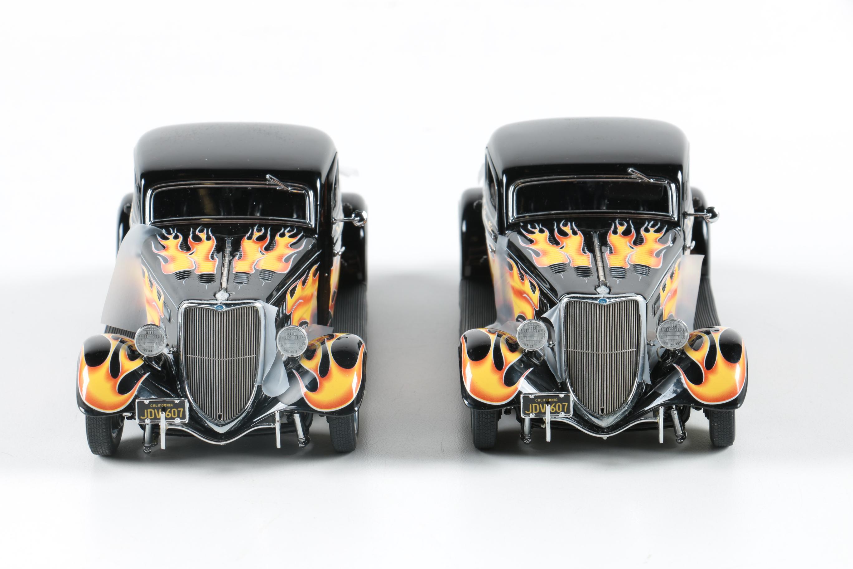 Pair of the California Kid Limited Edition Die Cast Model Cars