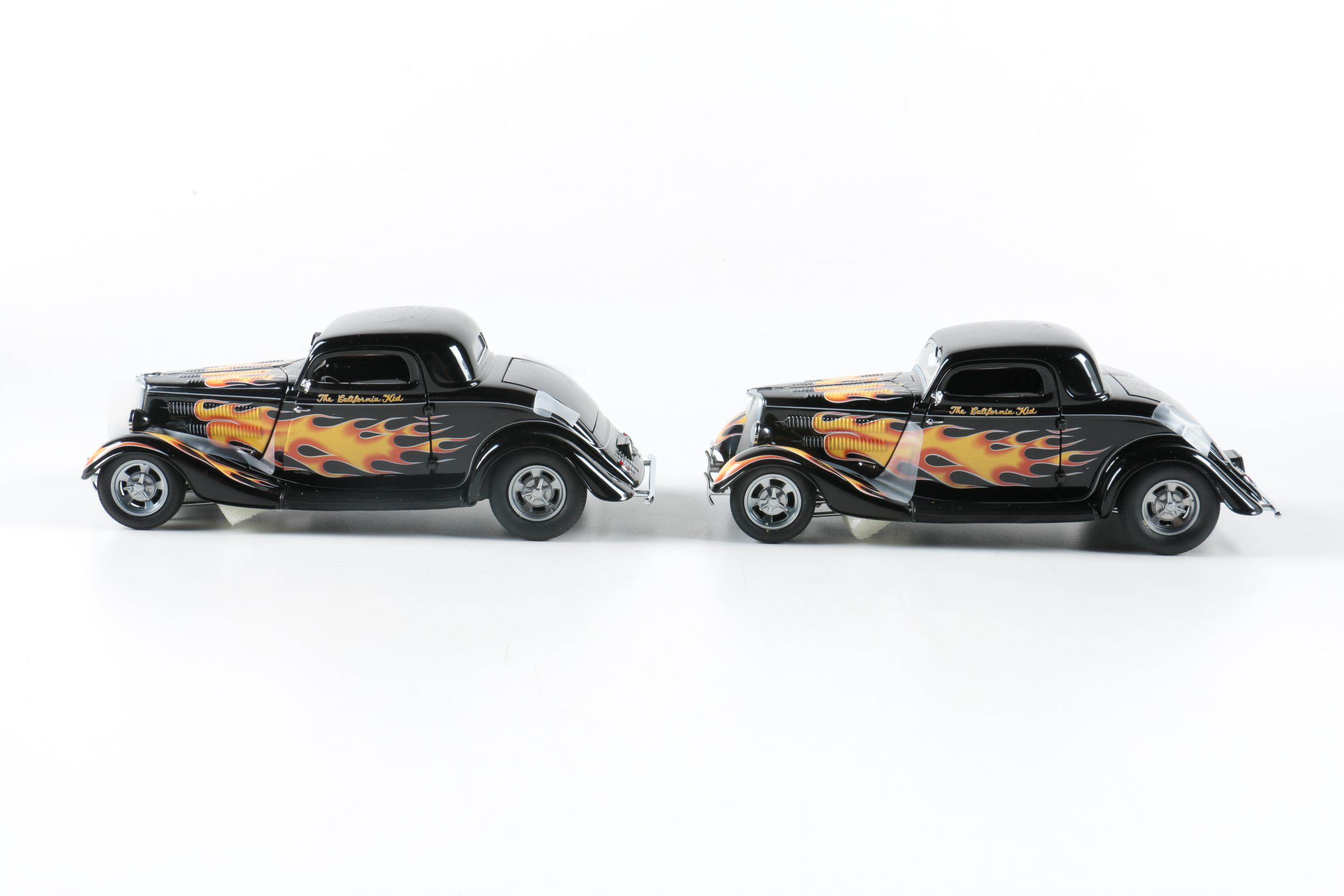Pair of the California Kid Limited Edition Die Cast Model Cars