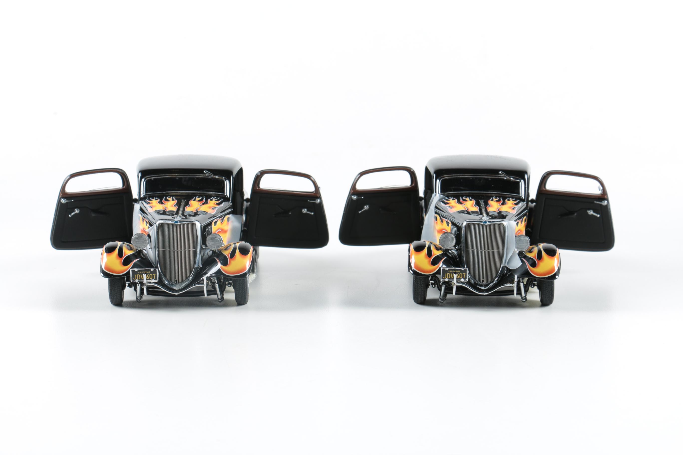 Pair of the California Kid Limited Edition Die Cast Model Cars