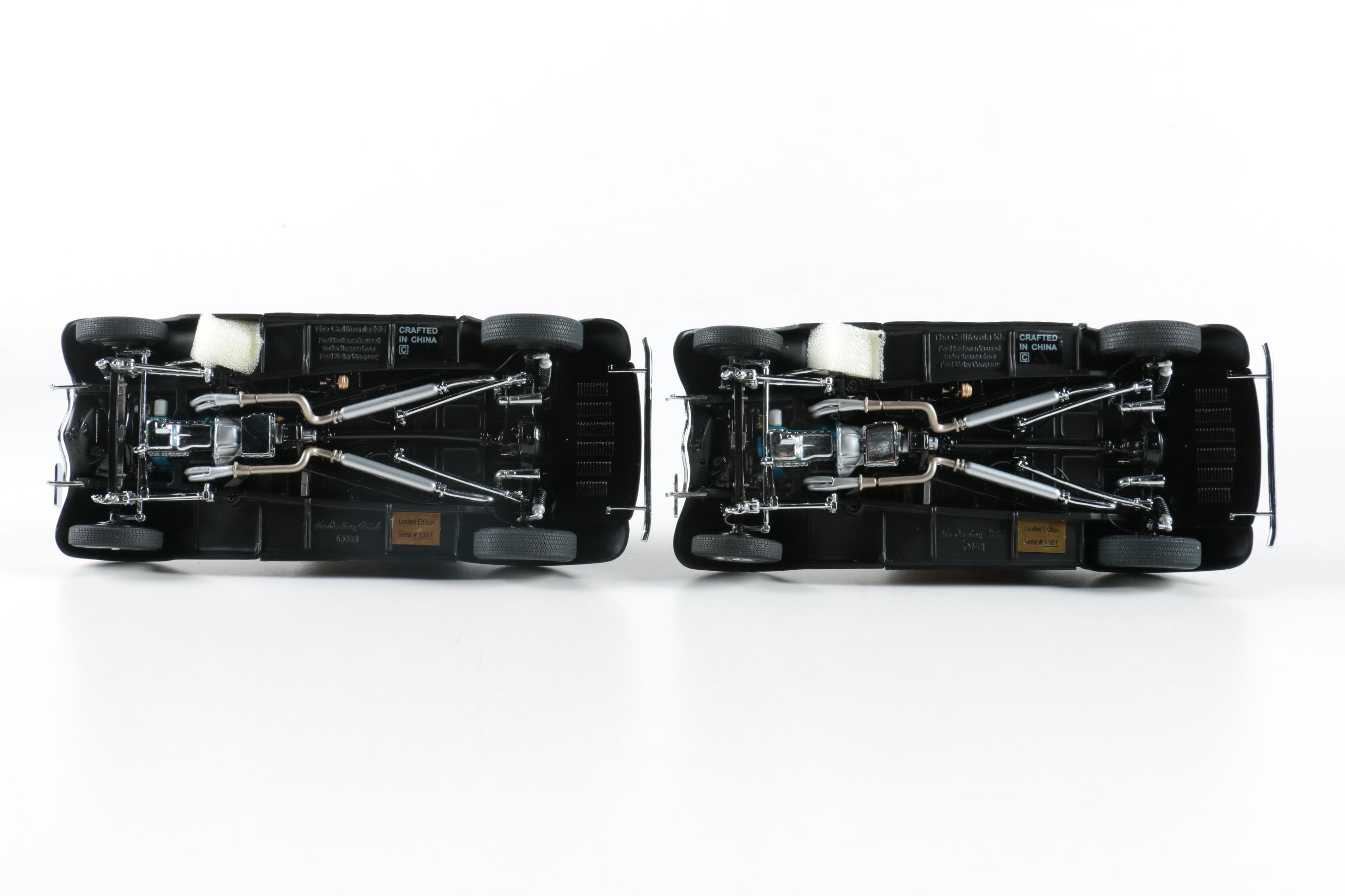 Pair of the California Kid Limited Edition Die Cast Model Cars