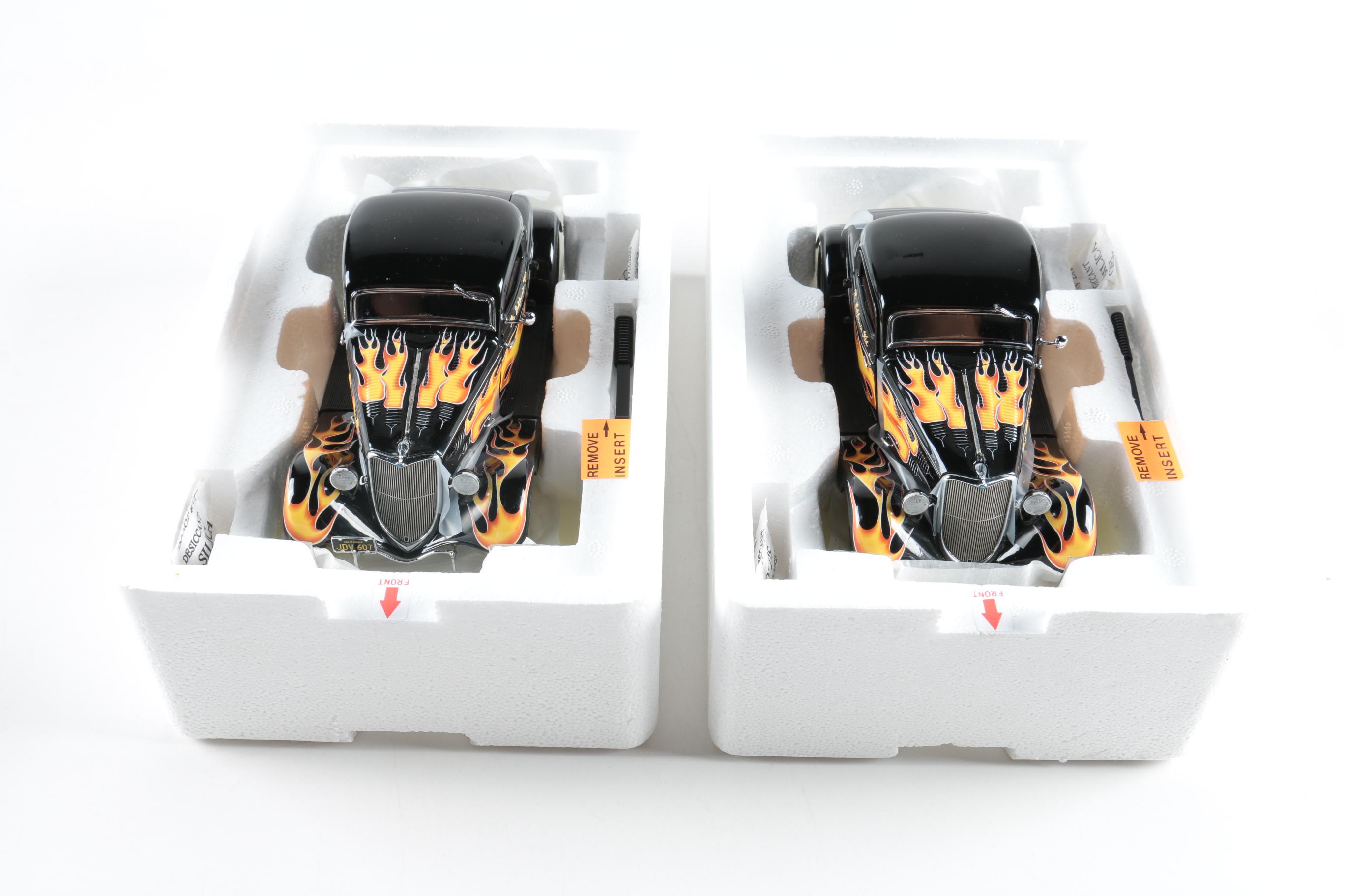 Pair of the California Kid Limited Edition Die Cast Model Cars
