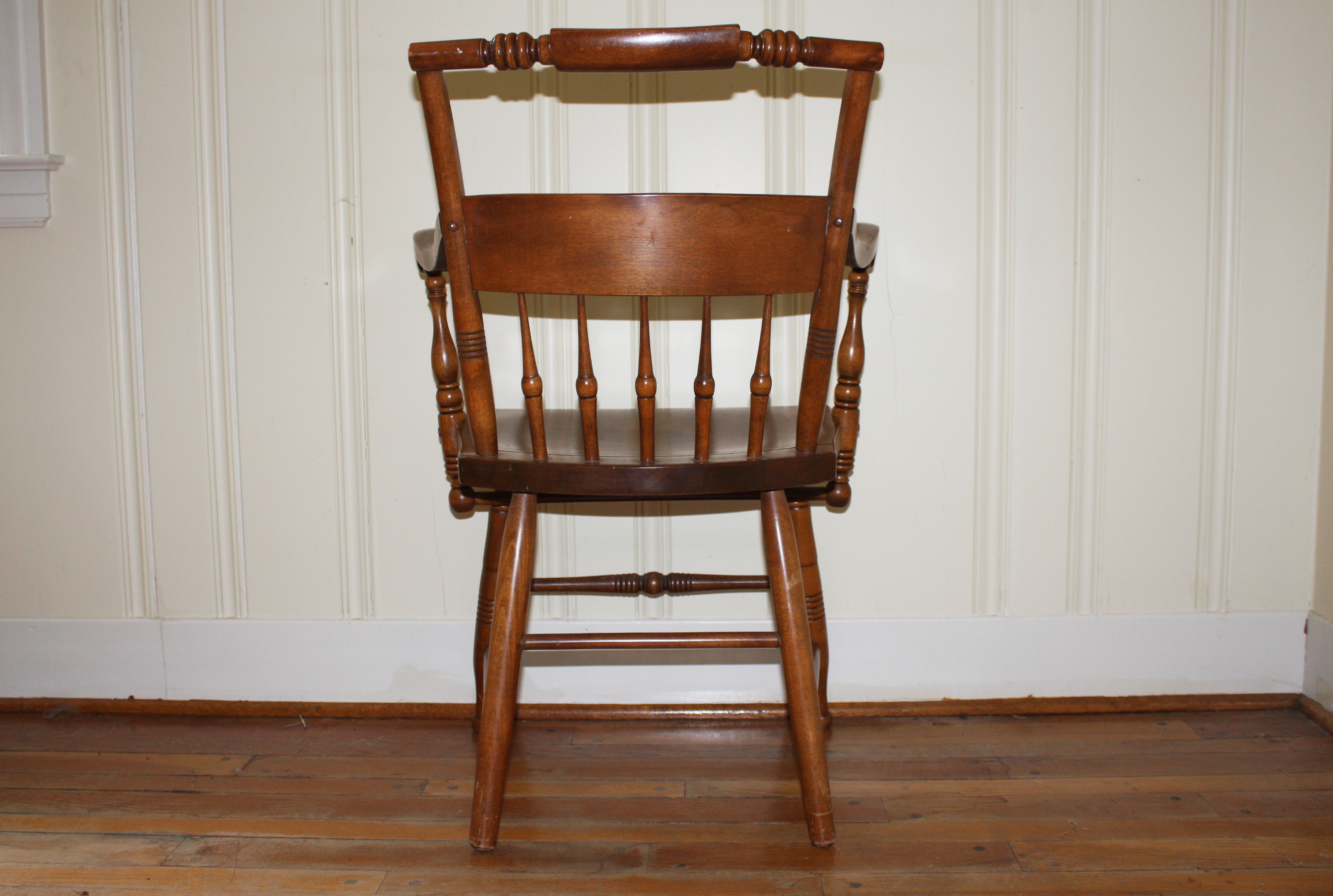 Vintage Butternut Arm Chair by S. Bent & Bros. Inc