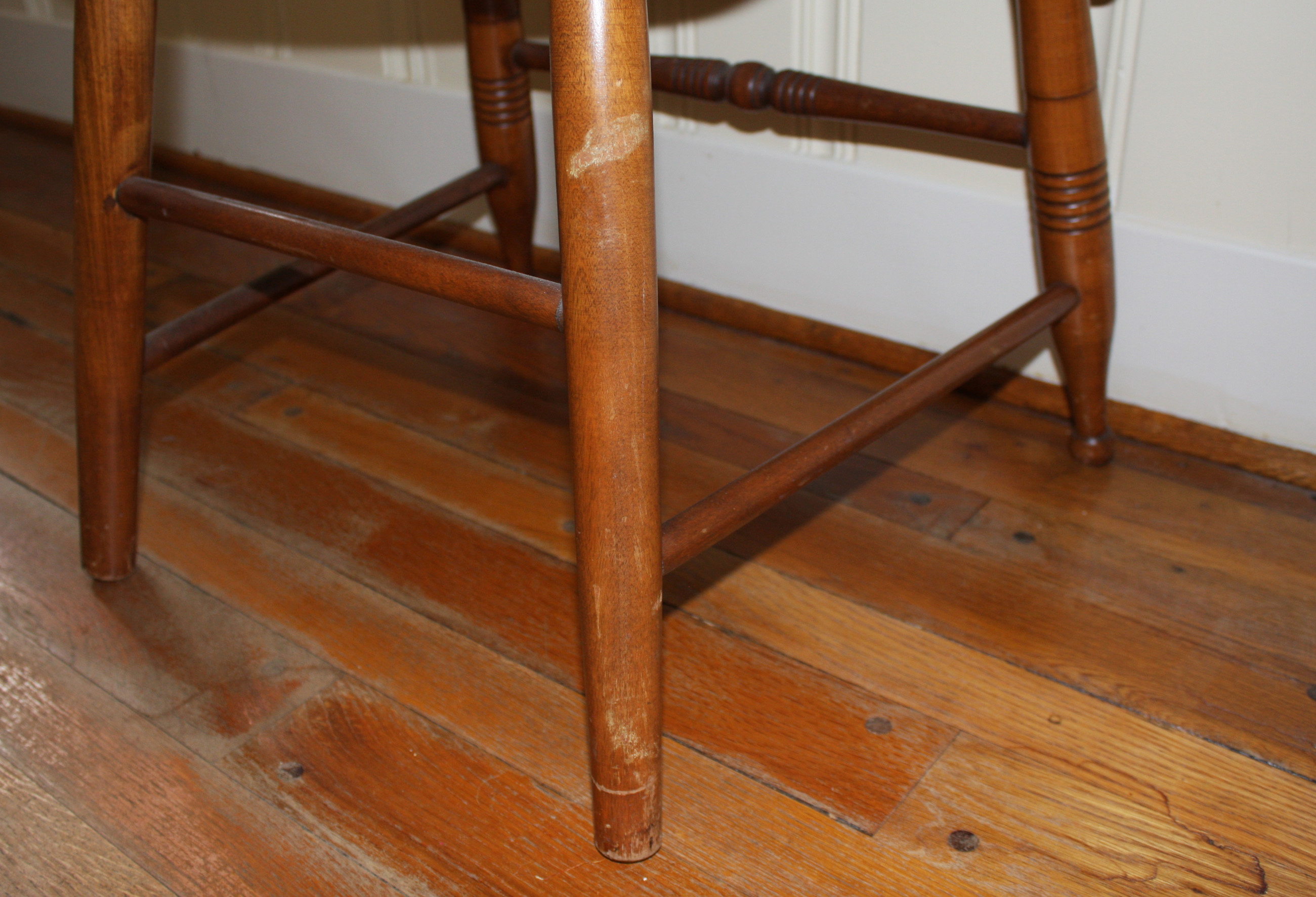 Vintage Butternut Arm Chair by S. Bent & Bros. Inc