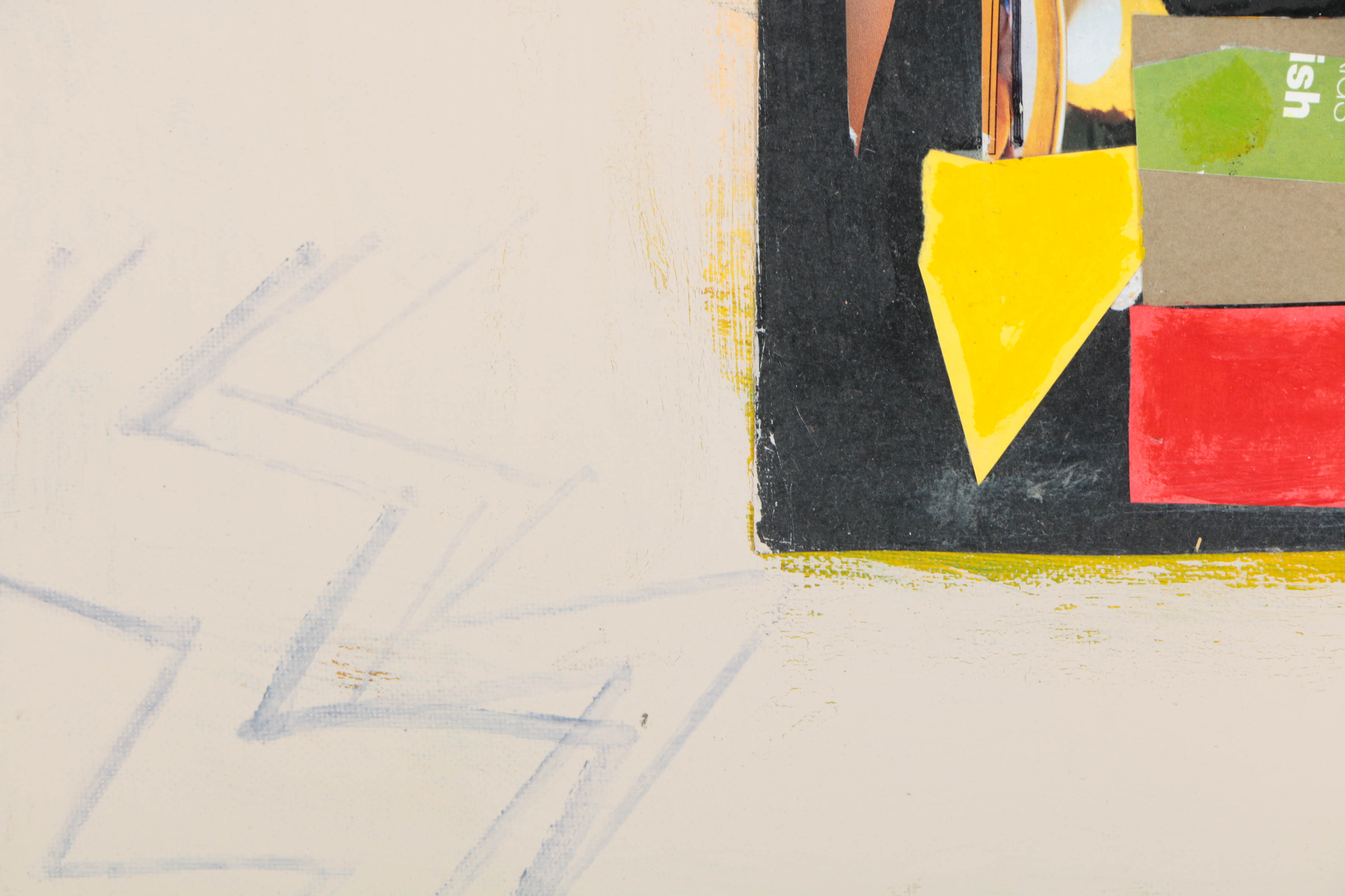 Assortment of Ronald Ahlström Mix Media Collage on Board