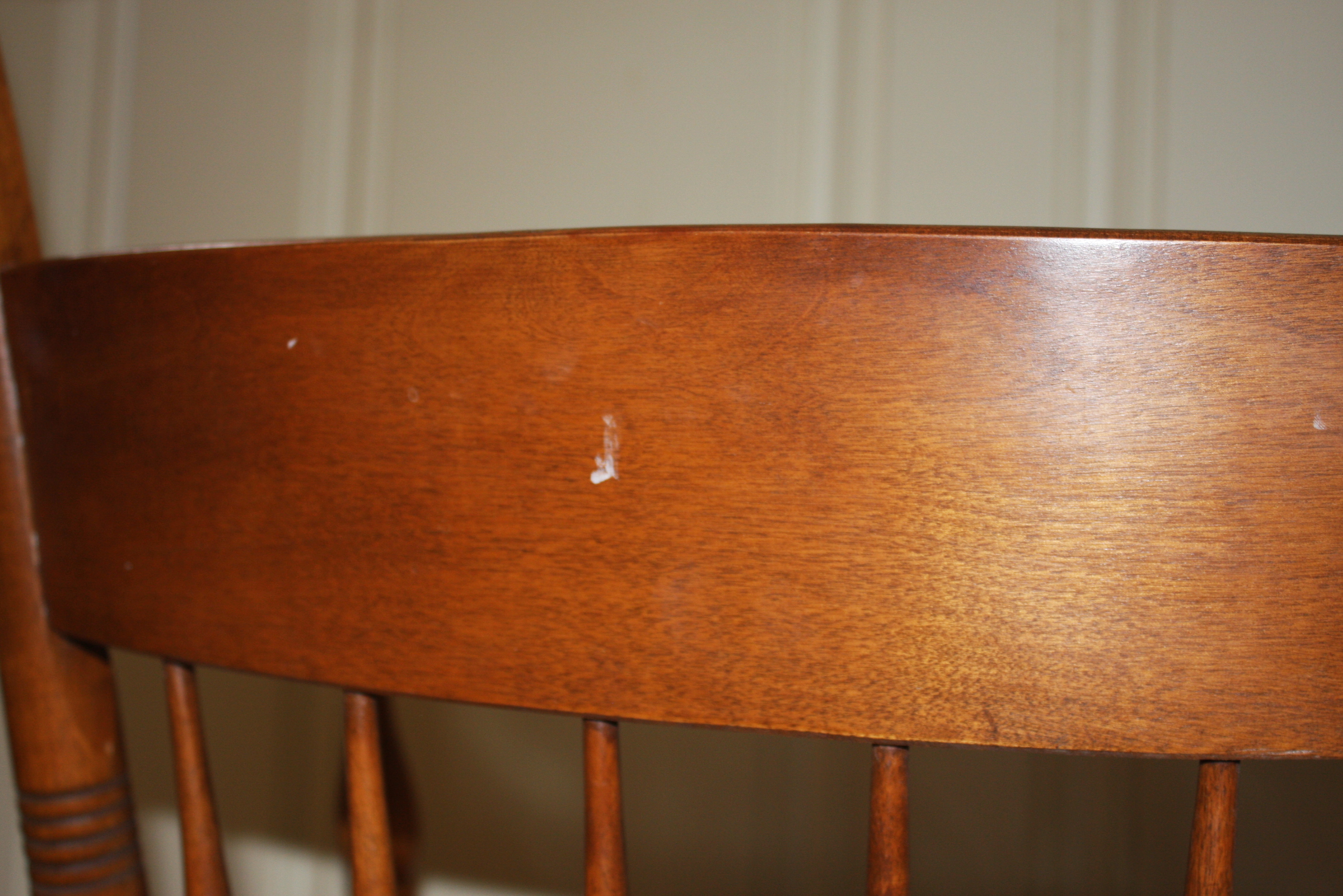 Vintage Butternut Arm Chair by S. Bent & Bros. Inc