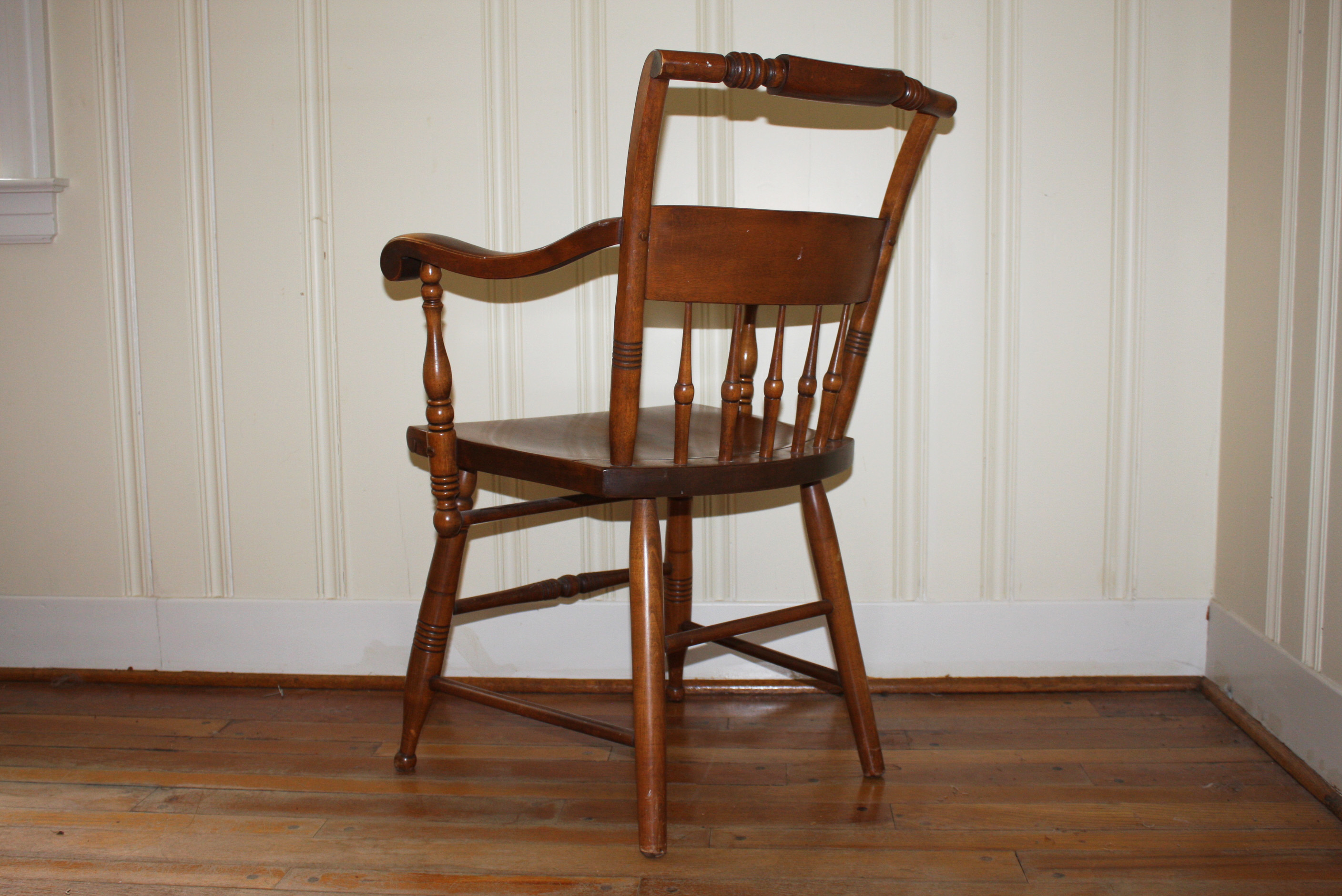 Vintage Butternut Arm Chair by S. Bent & Bros. Inc