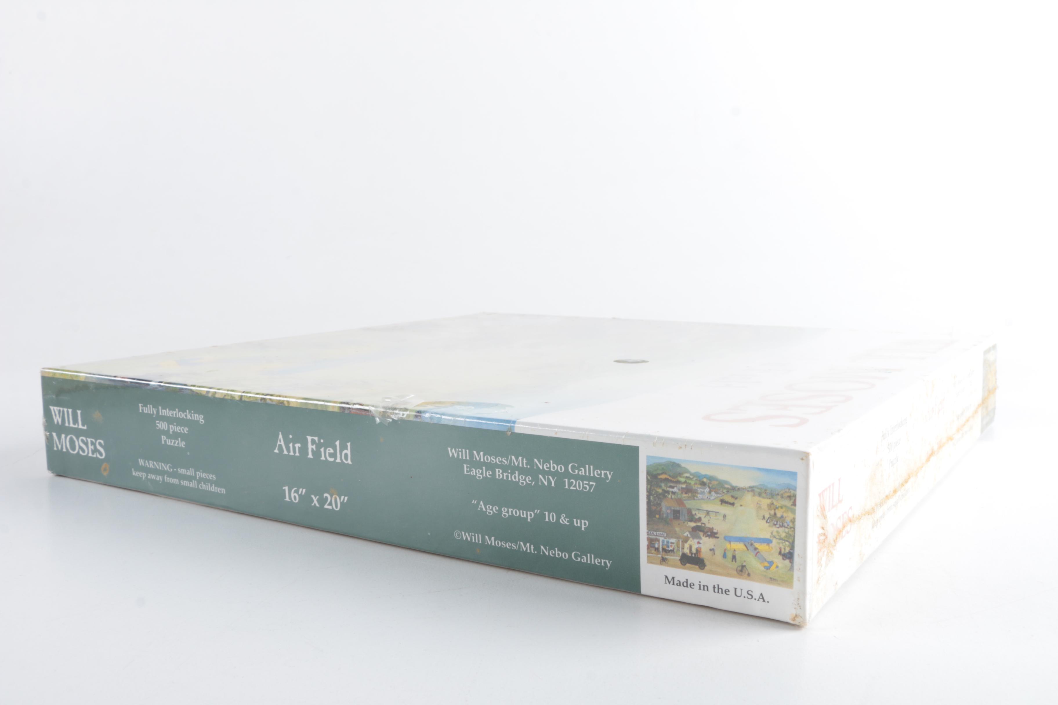 Vintage Art Books and Art-Themed Puzzle