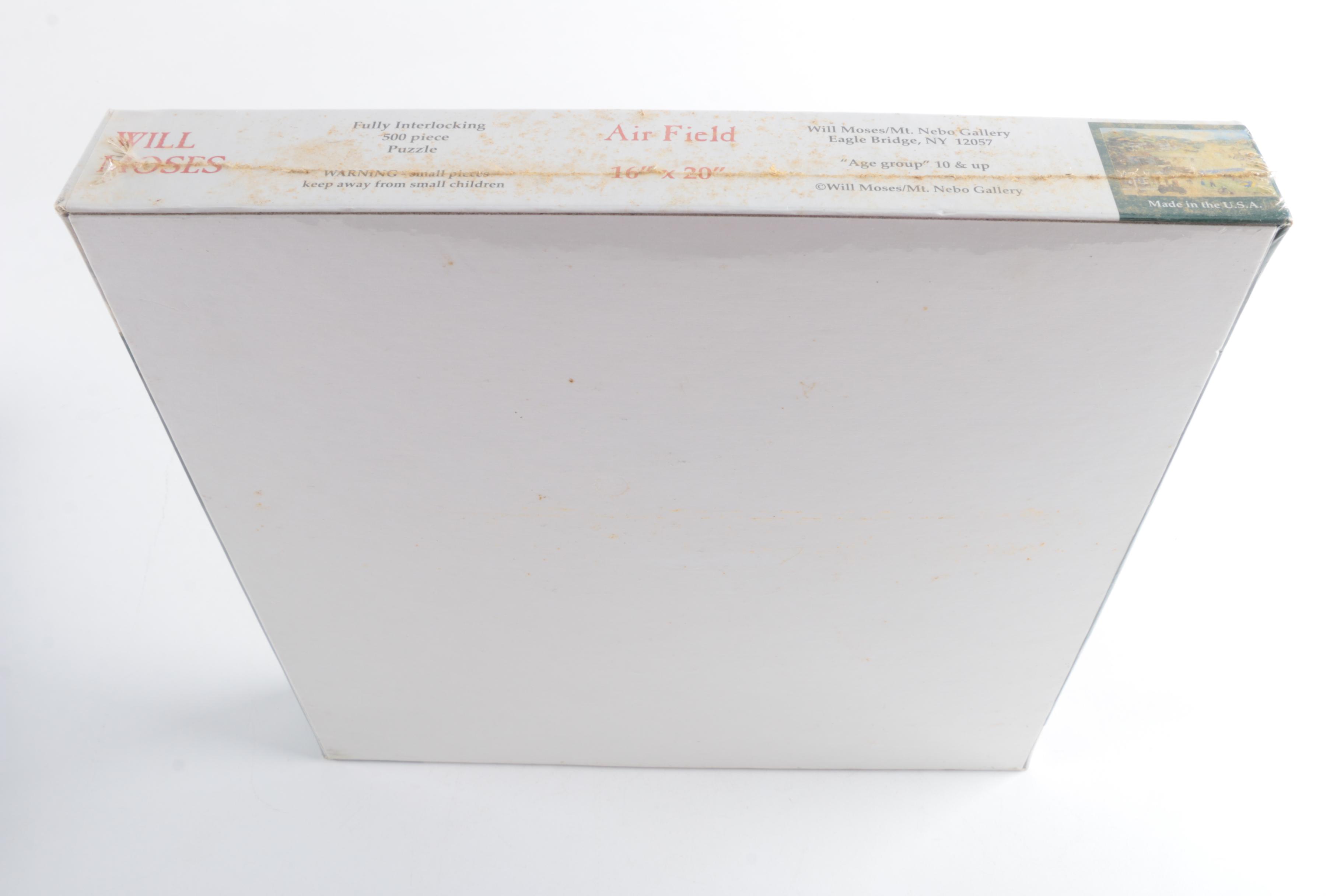 Vintage Art Books and Art-Themed Puzzle