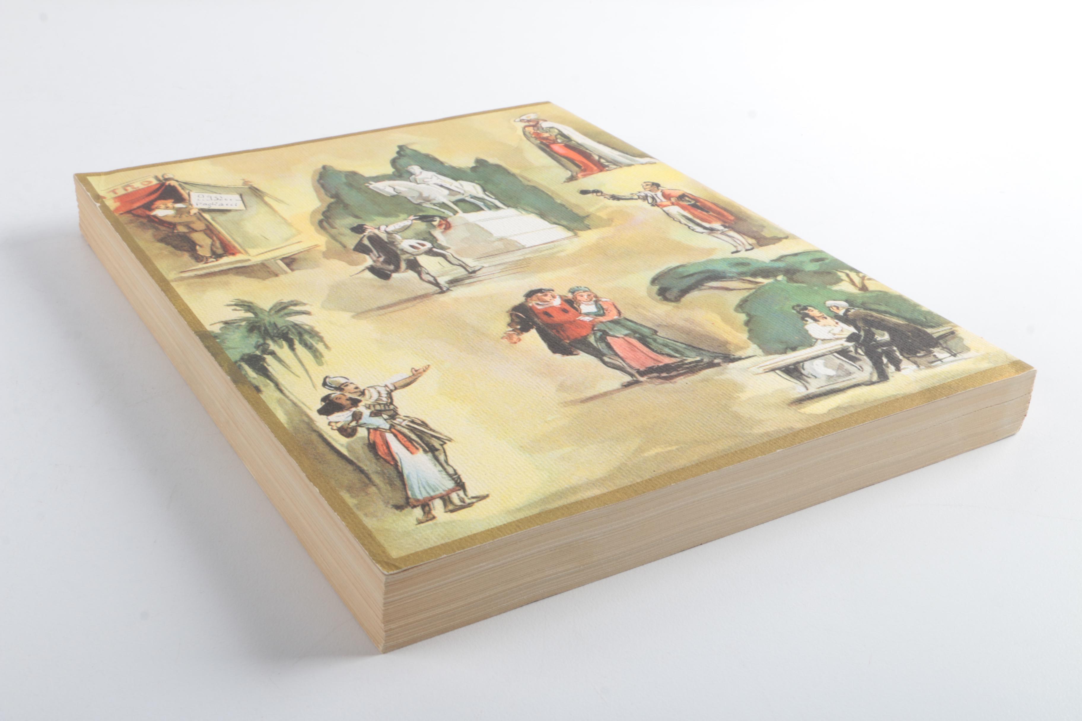 Vintage Art Books and Art-Themed Puzzle