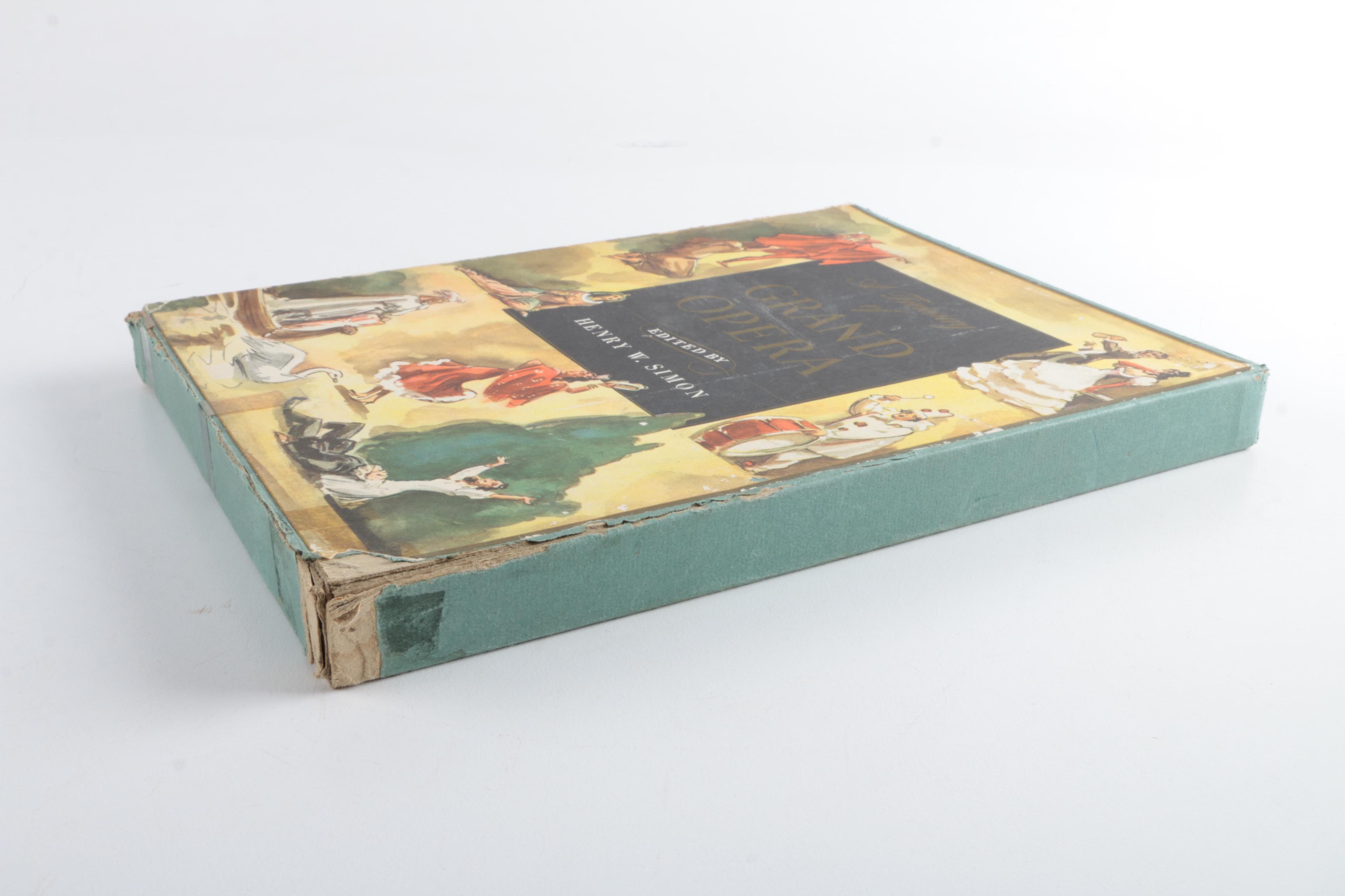 Vintage Art Books and Art-Themed Puzzle