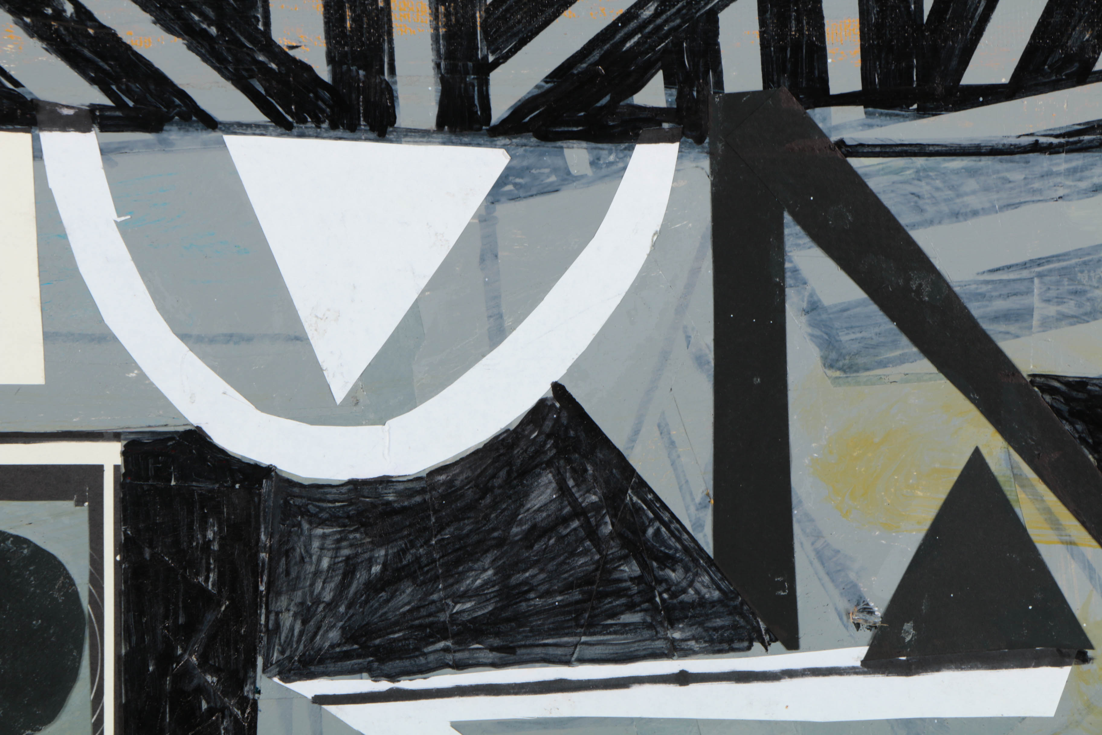 Collection of Ronald Ahlström Mix Media Collage on Board