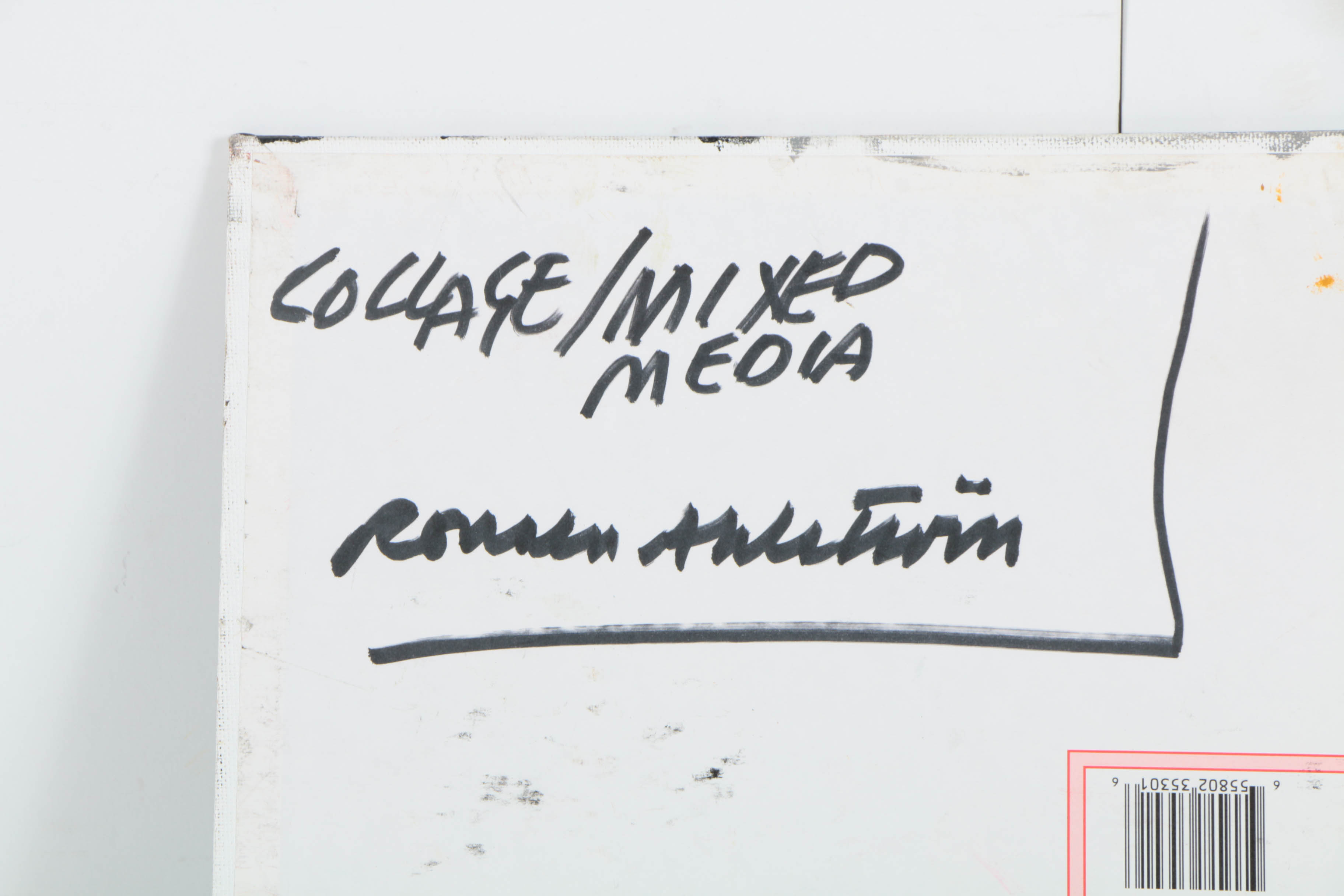 Collection of Ronald Ahlström Mix Media Collage on Board