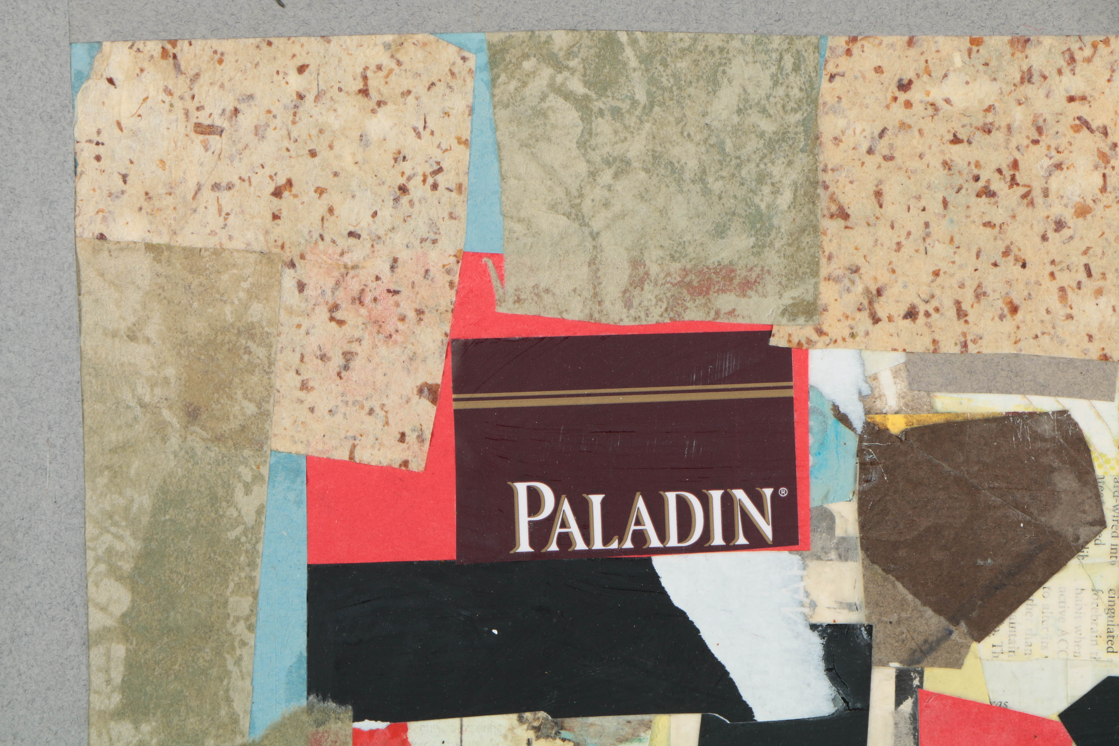 Collection of Ronald Ahlström Mix Media Collage on Board