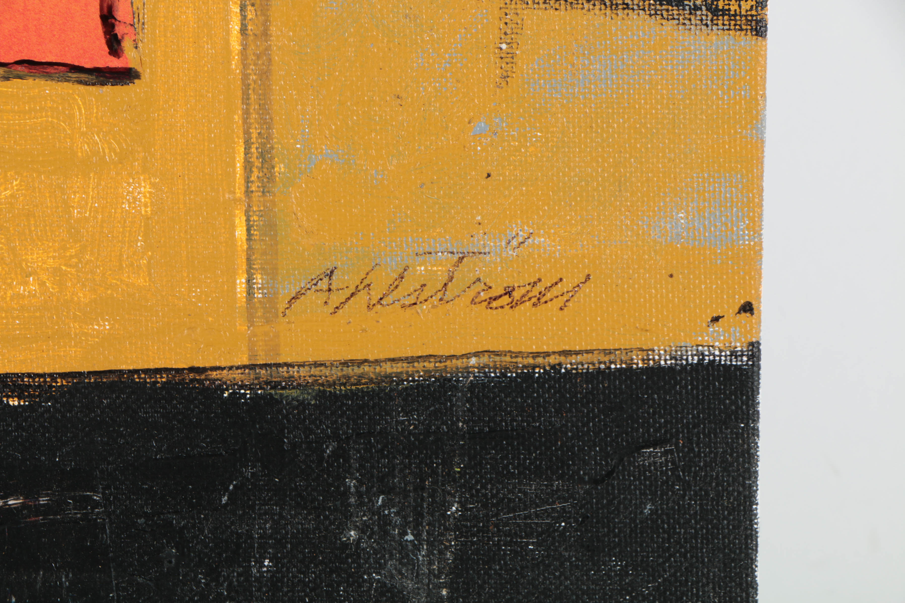 Collection of Ronald Ahlström Mix Media Collage on Board