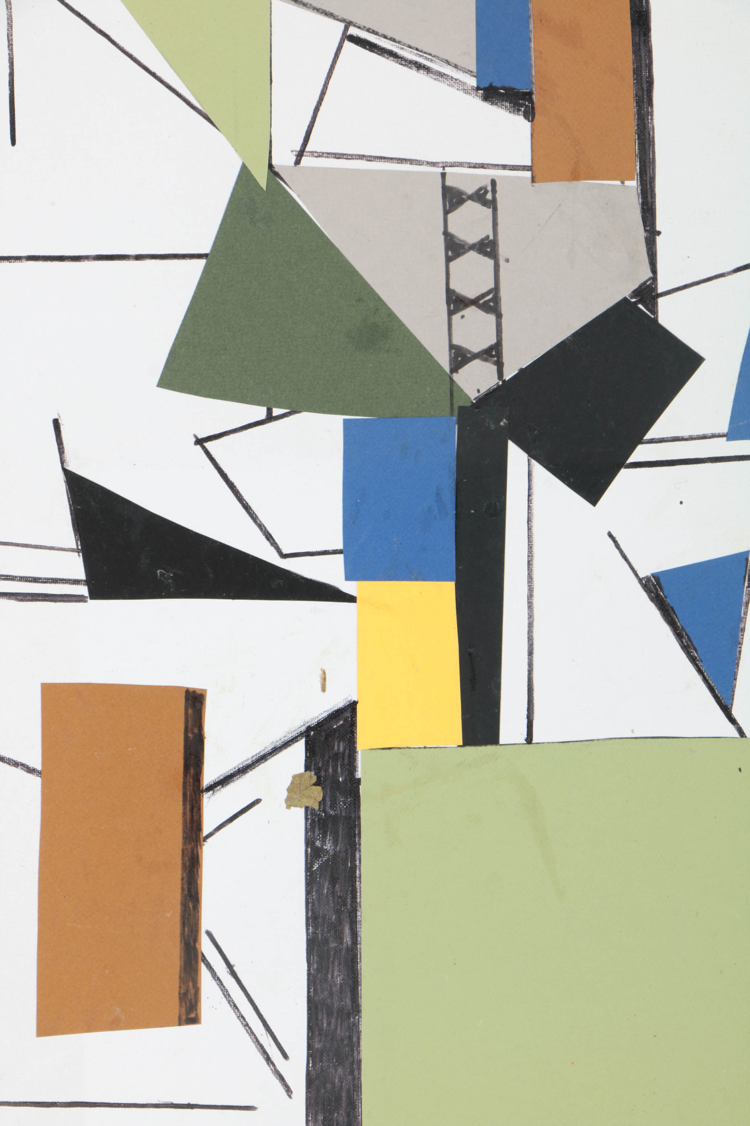 Assortment of Ronald Ahlström Mix Media Collage on Board