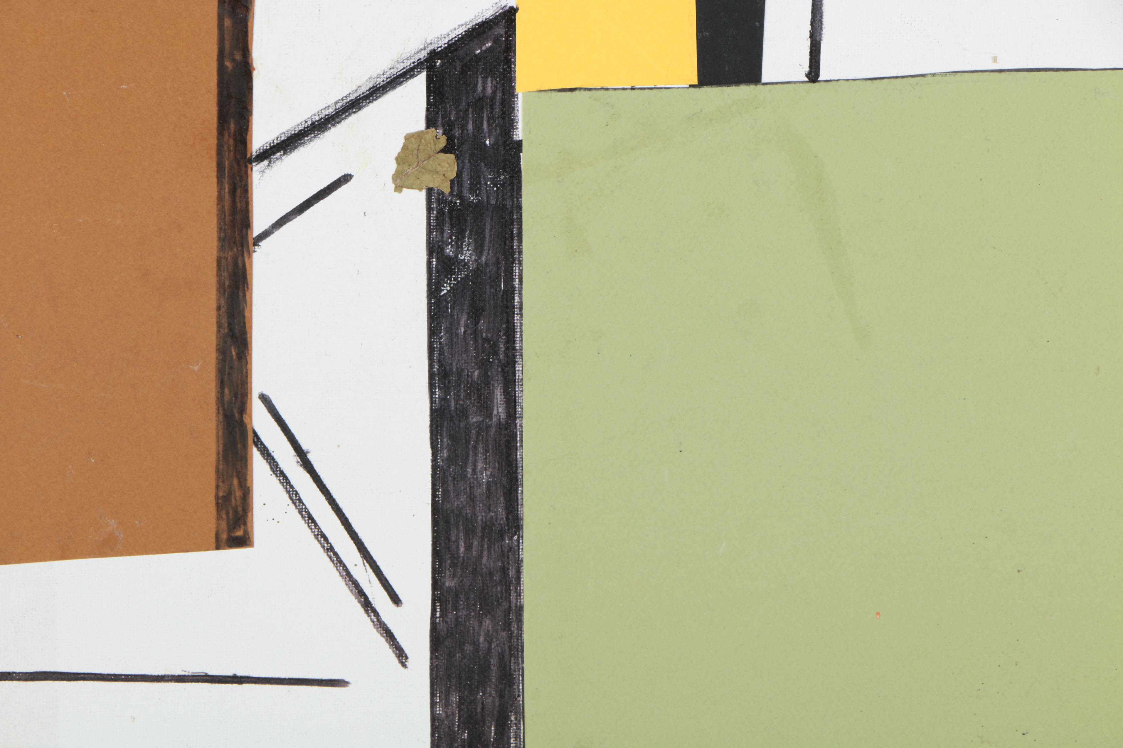 Assortment of Ronald Ahlström Mix Media Collage on Board