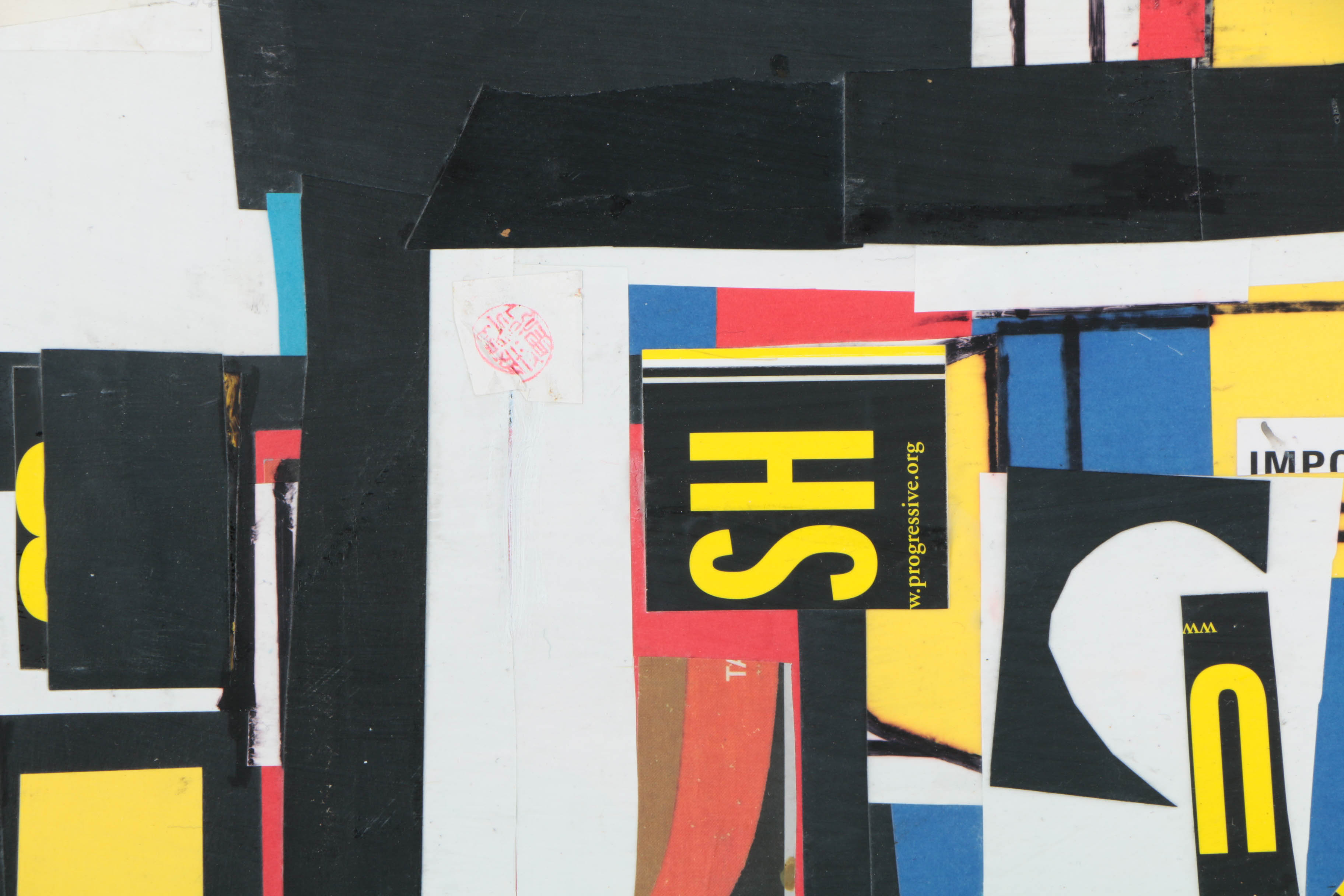 Assortment of Ronald Ahlström Mixed Media Collages on Canvas Board