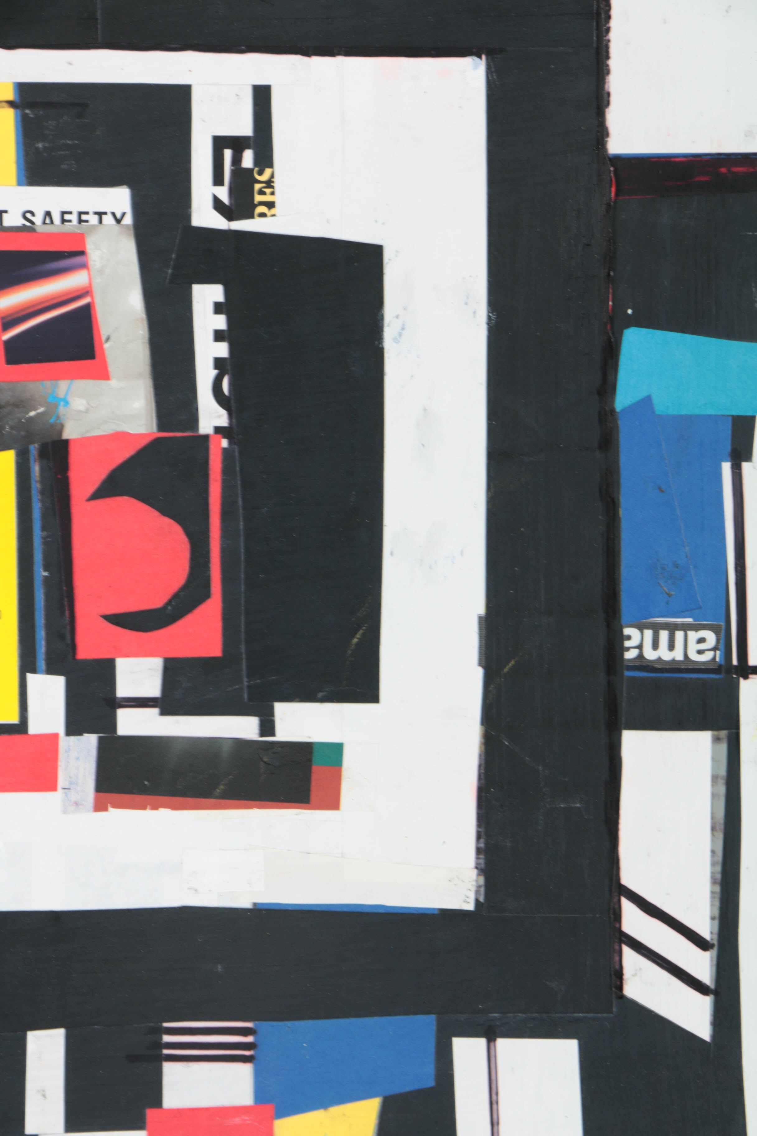 Assortment of Ronald Ahlström Mixed Media Collages on Canvas Board