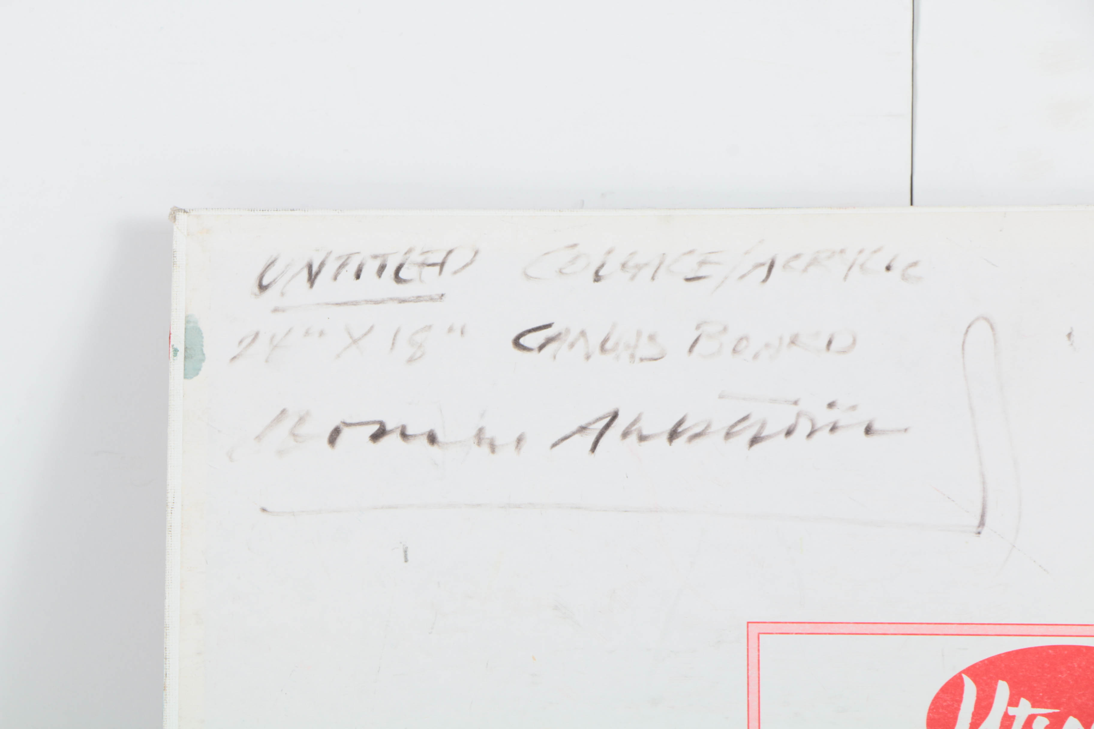 Assortment of Ronald Ahlström Mixed Media Collages on Canvas Board