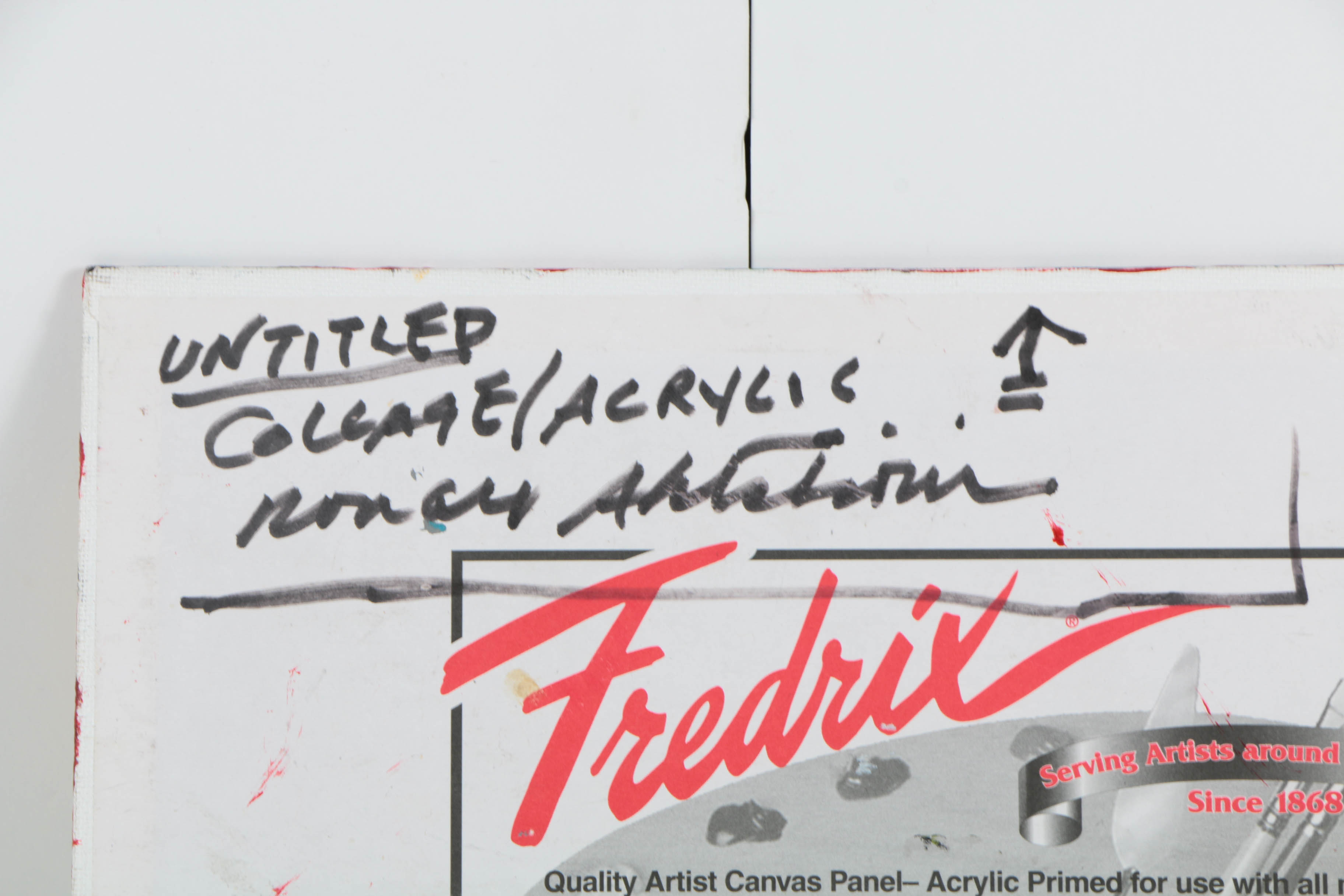 Assortment of Ronald Ahlström Mix Media Collage on Board