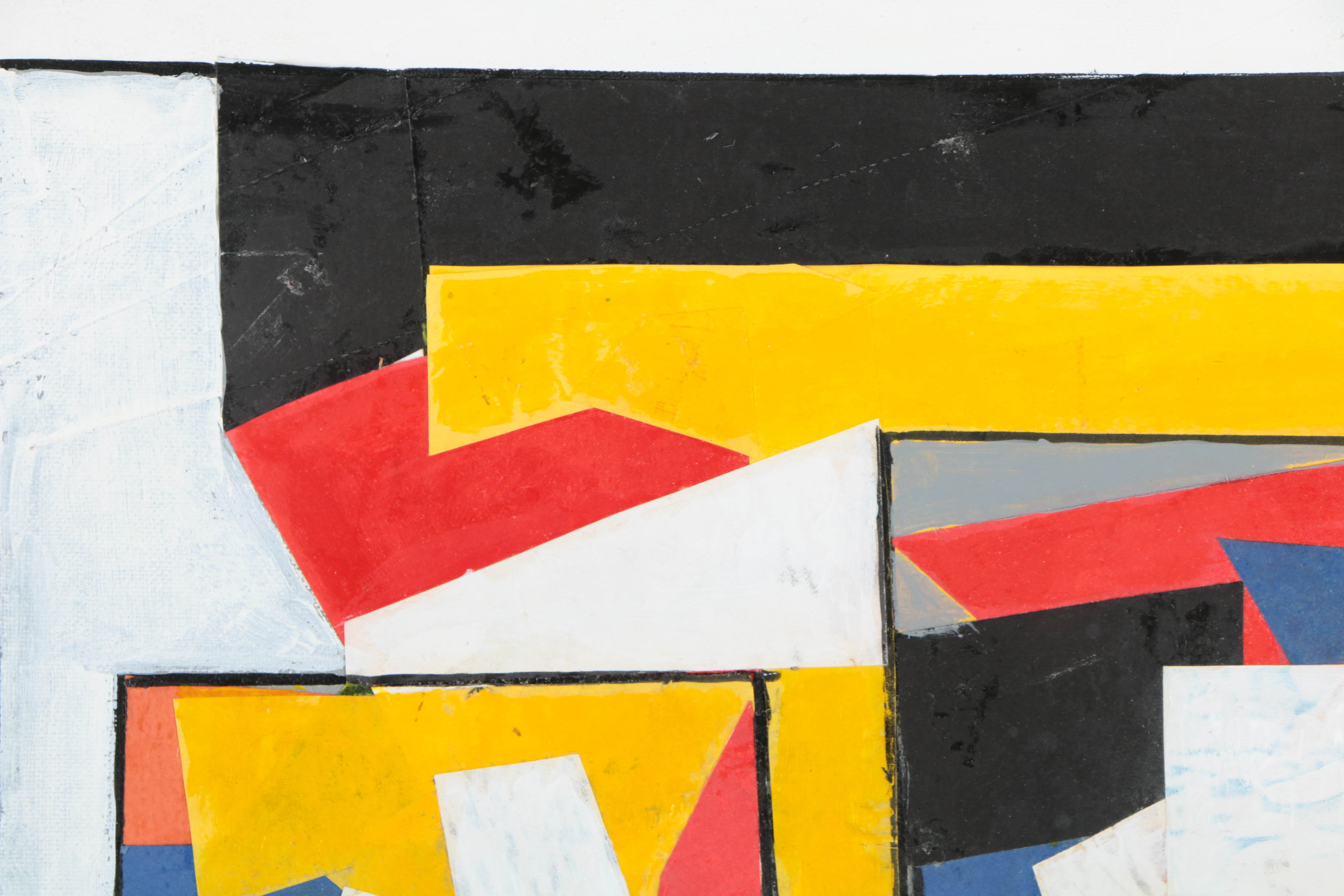 Collection of Ronald Ahlström Mix Media Collage on Board