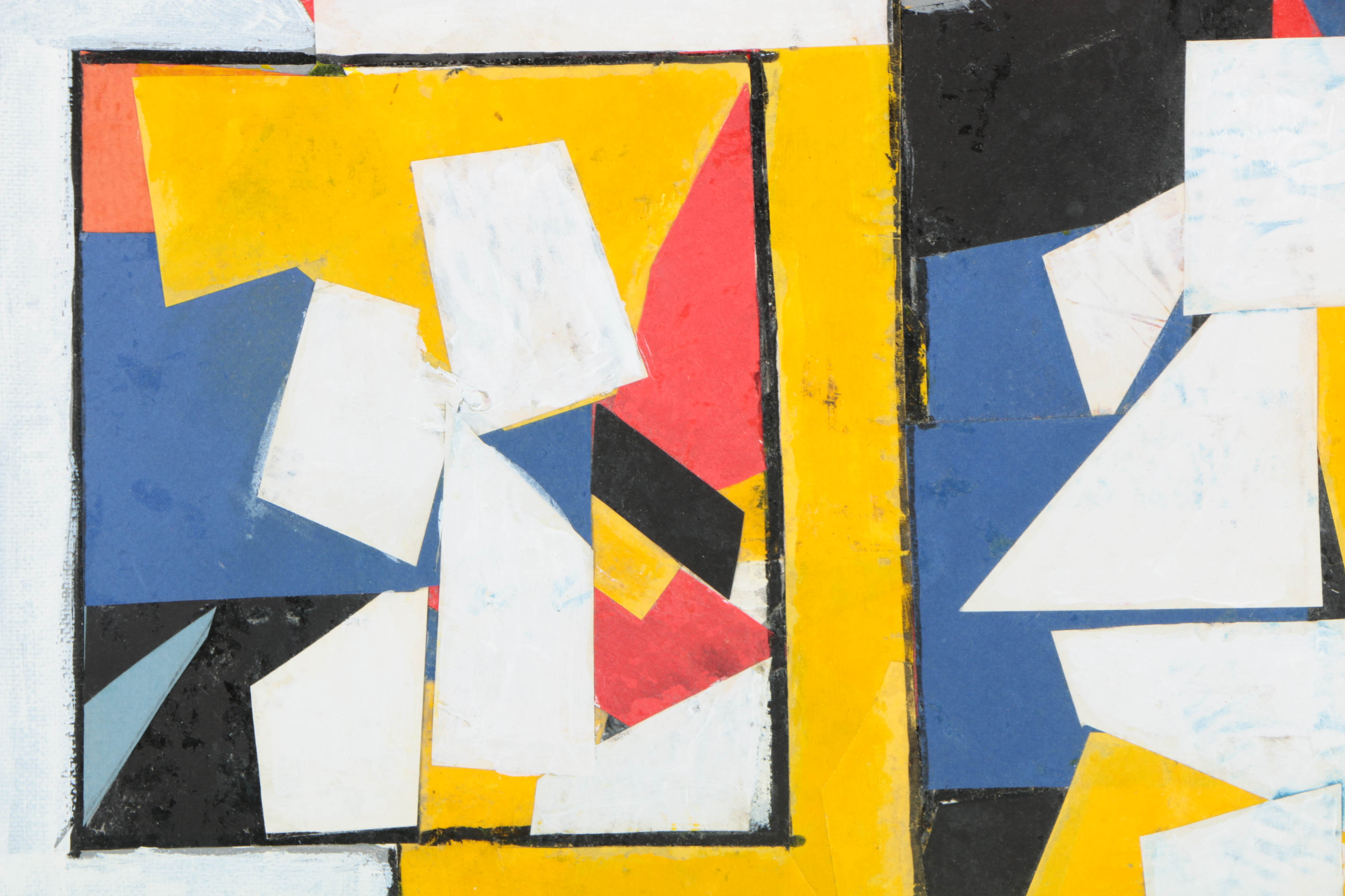 Collection of Ronald Ahlström Mix Media Collage on Board