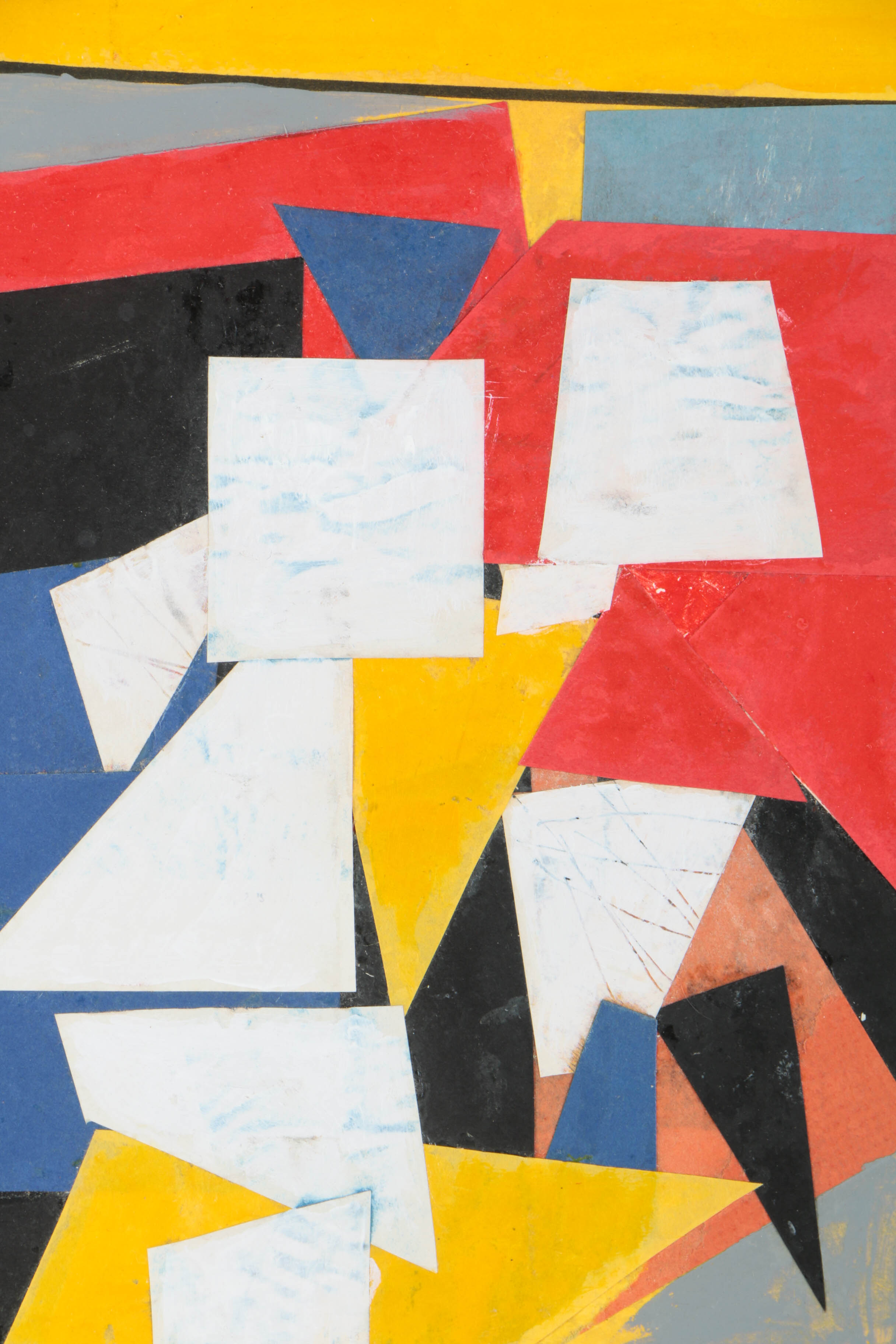 Collection of Ronald Ahlström Mix Media Collage on Board