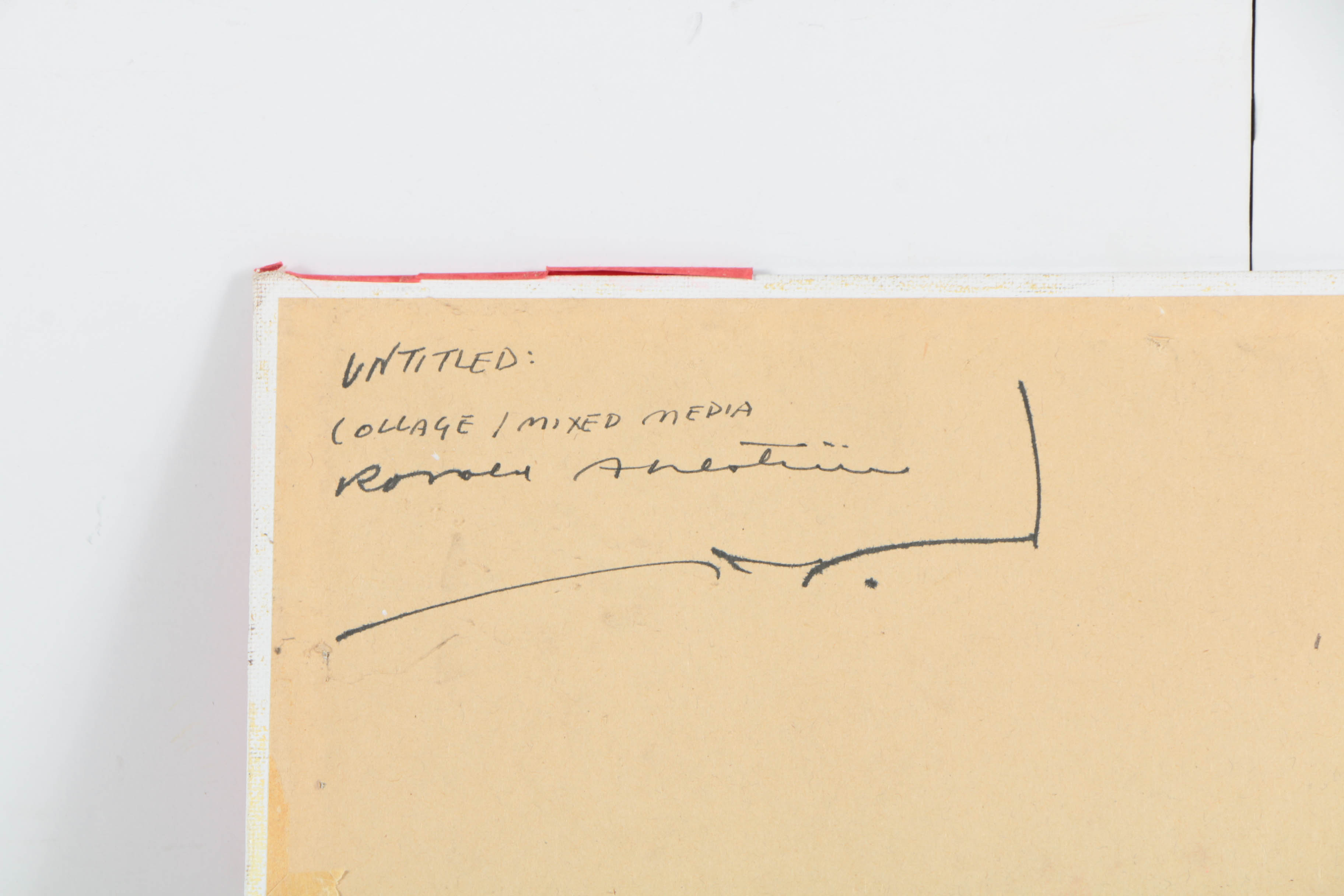 Collection of Ronald Ahlström Mix Media Collage on Board