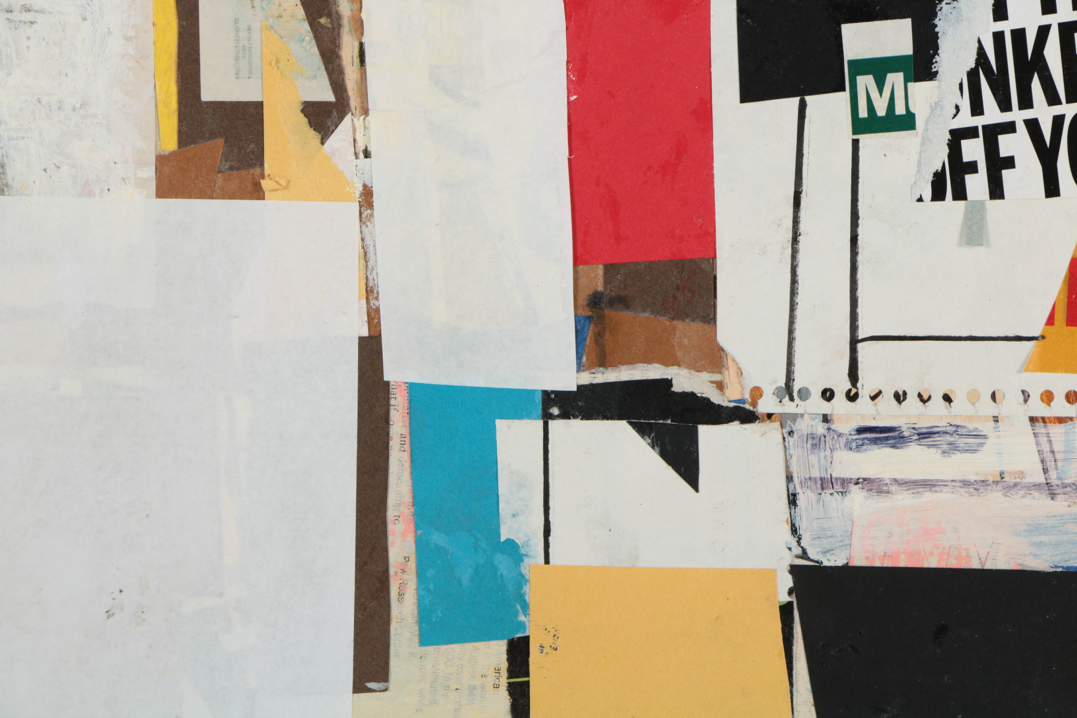 Collection of Ronald Ahlström Mix Media Collage on Board