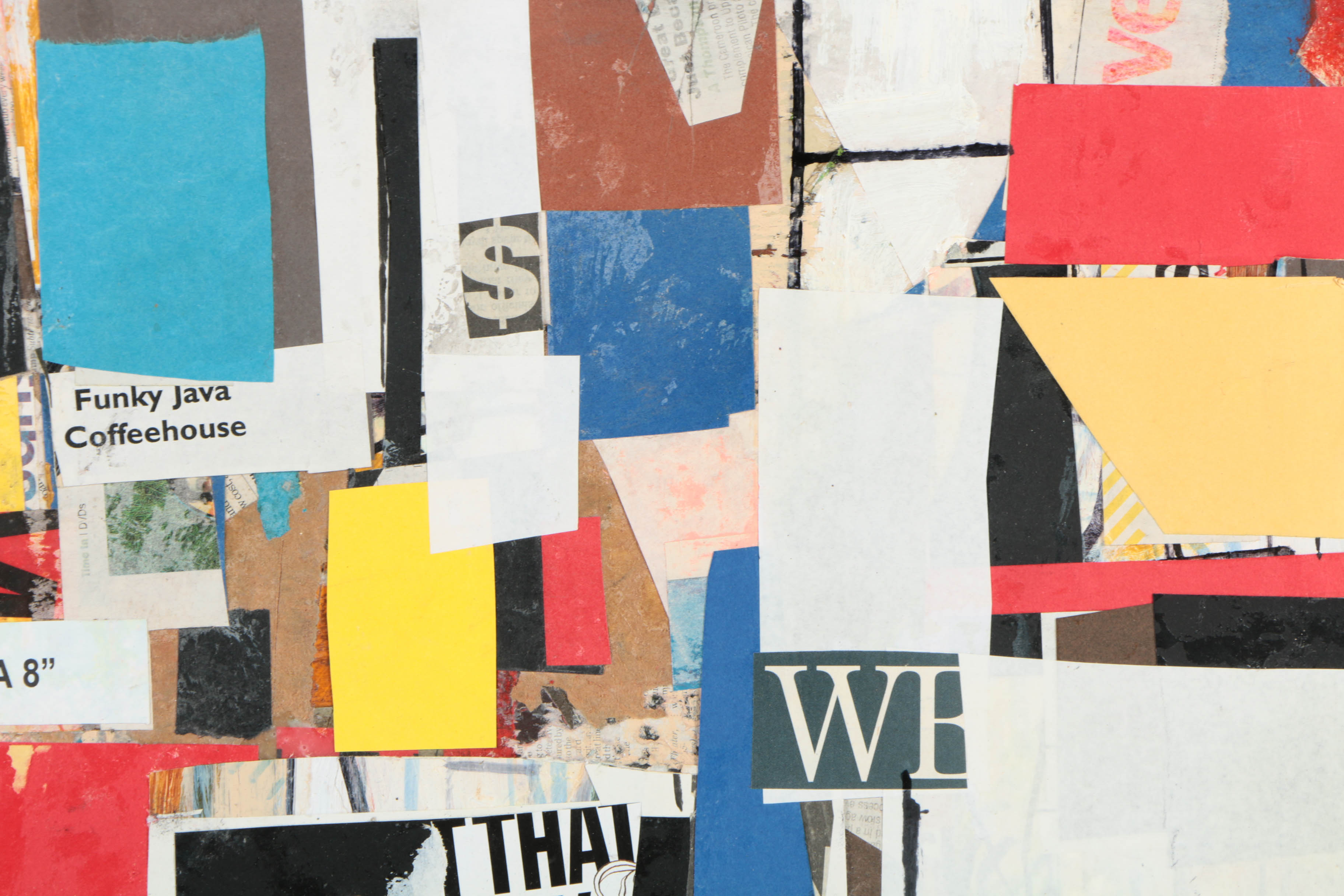 Collection of Ronald Ahlström Mix Media Collage on Board