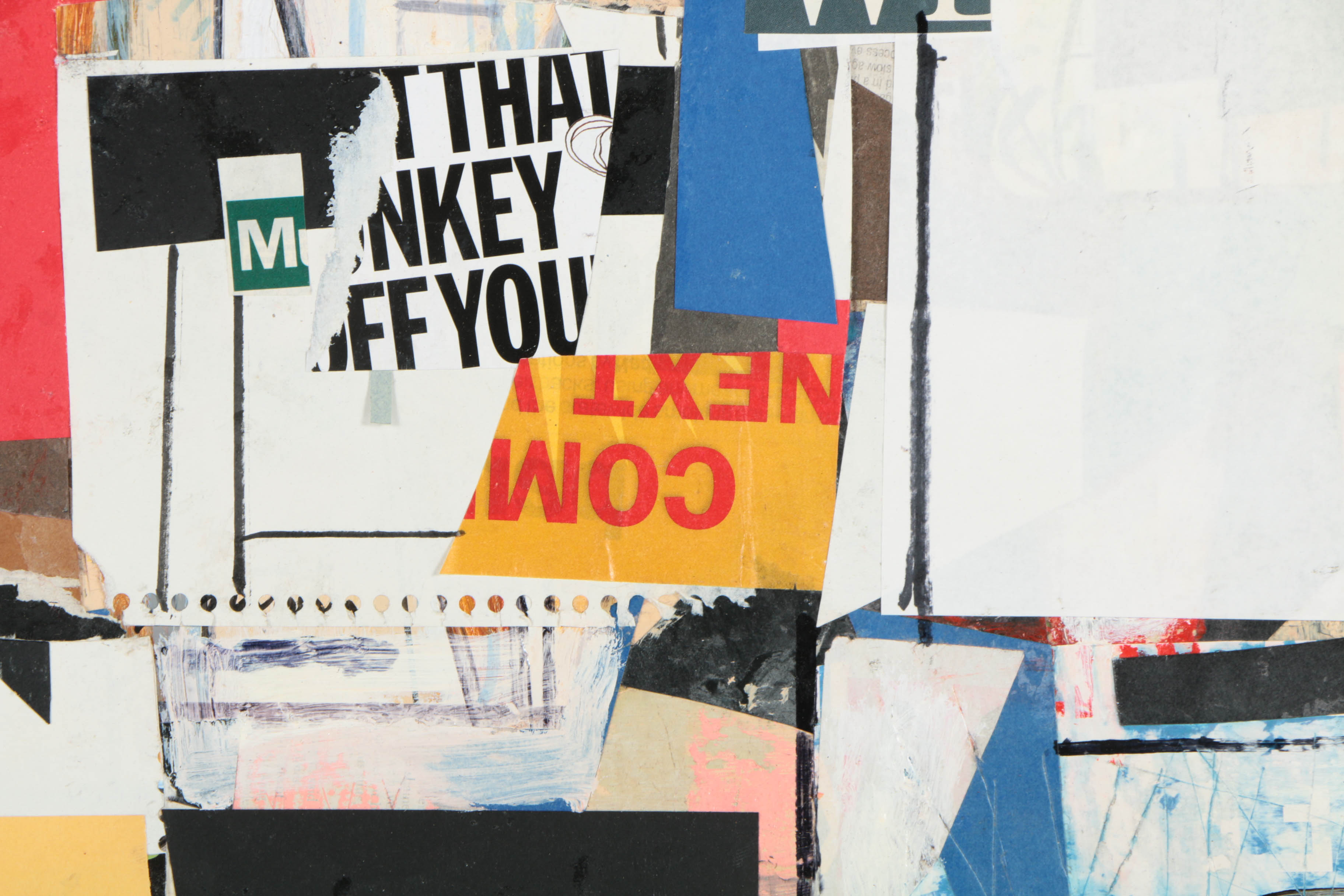 Collection of Ronald Ahlström Mix Media Collage on Board